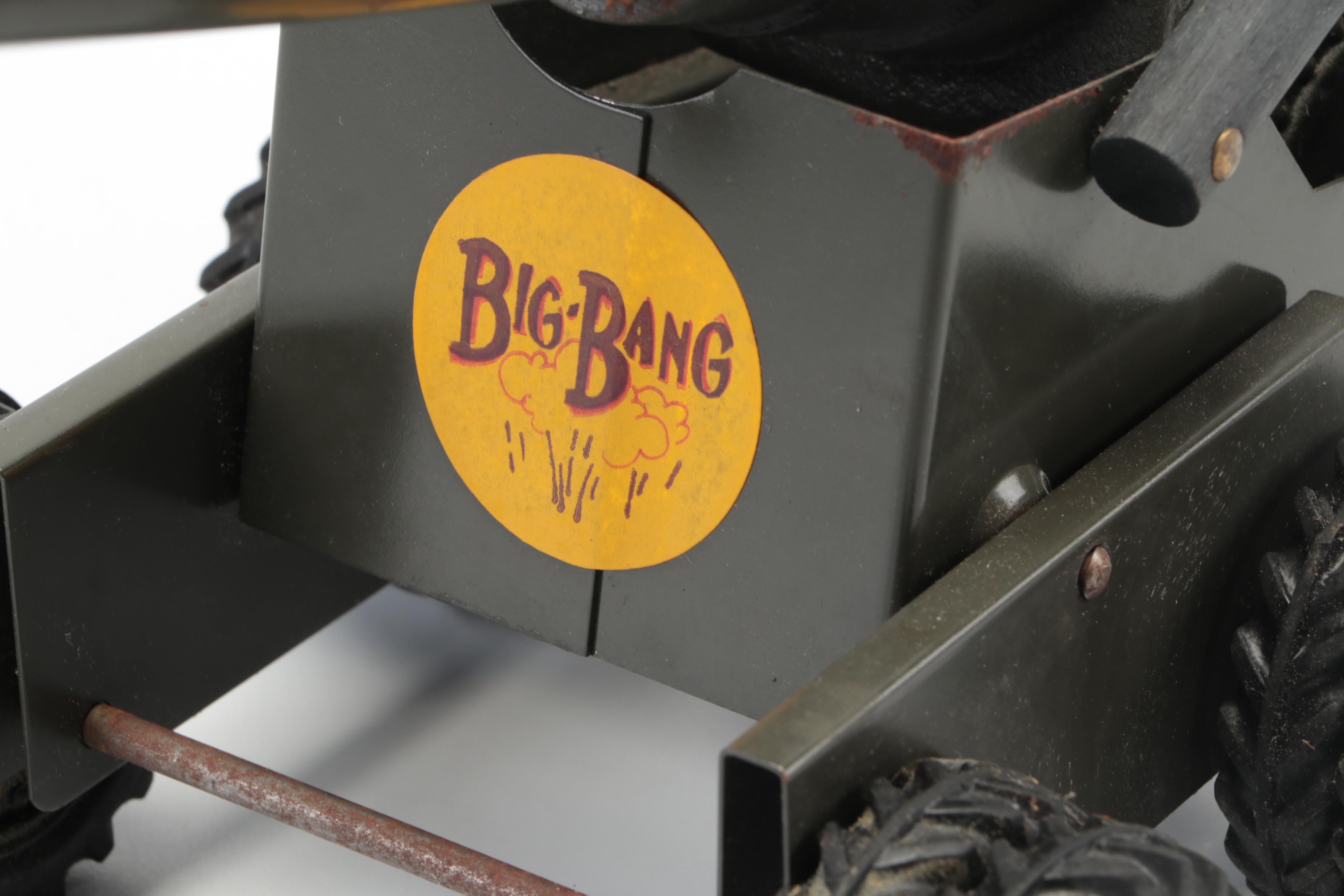 Big Bang 155mm and 60mm Cast Iron Miniature Model Cannons