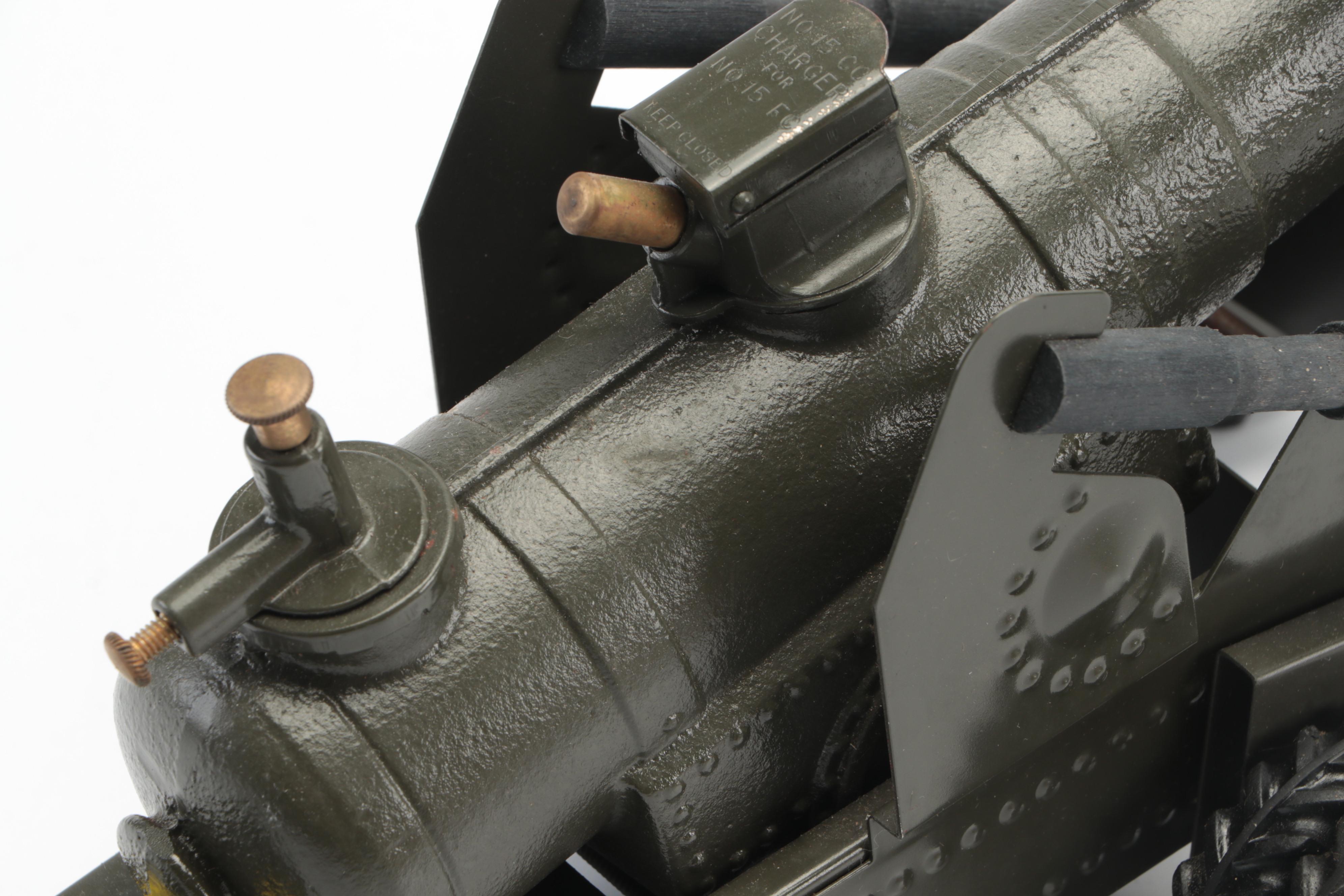 Big Bang 155mm and 60mm Cast Iron Miniature Model Cannons