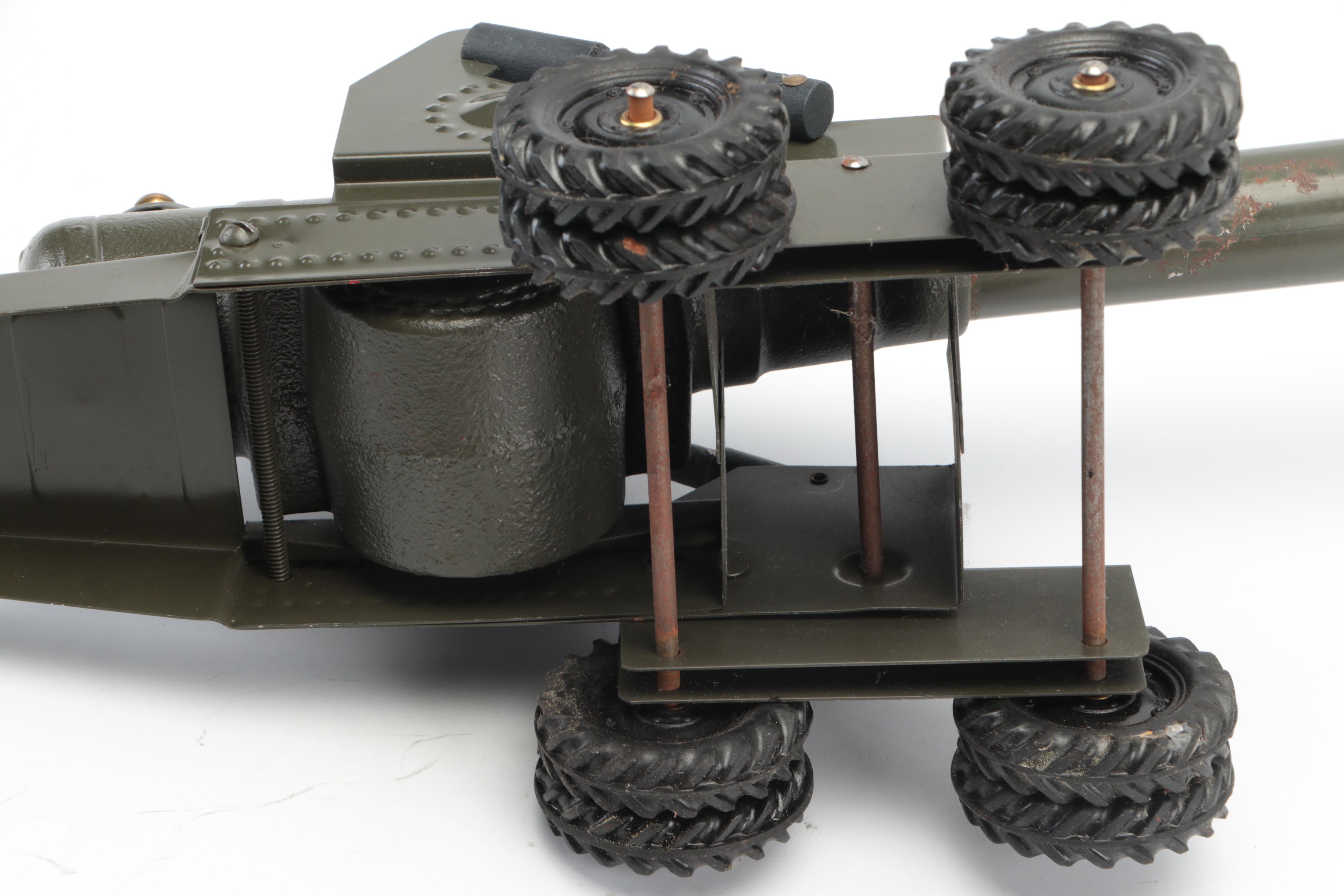 Big Bang 155mm and 60mm Cast Iron Miniature Model Cannons