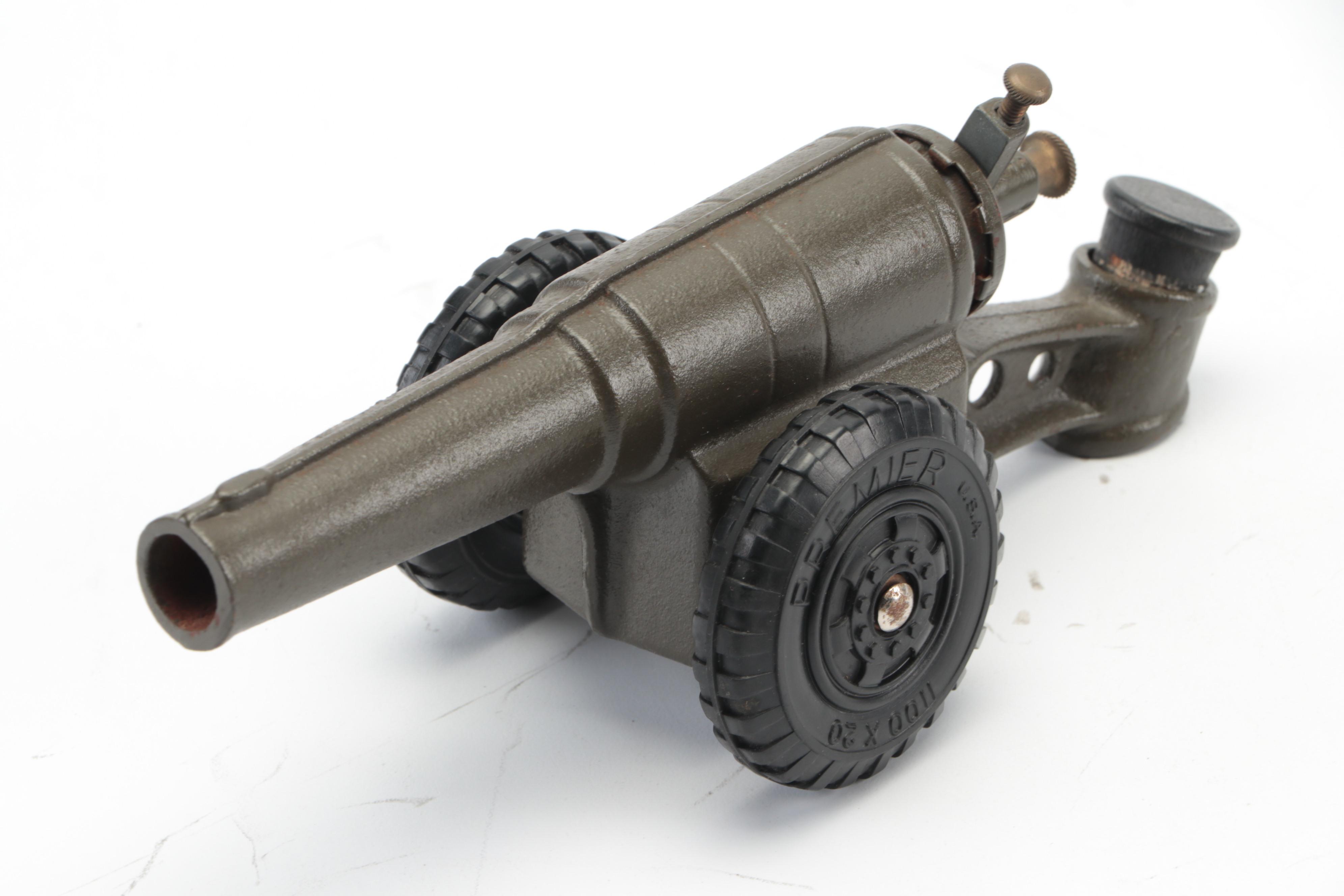 Big Bang 155mm and 60mm Cast Iron Miniature Model Cannons