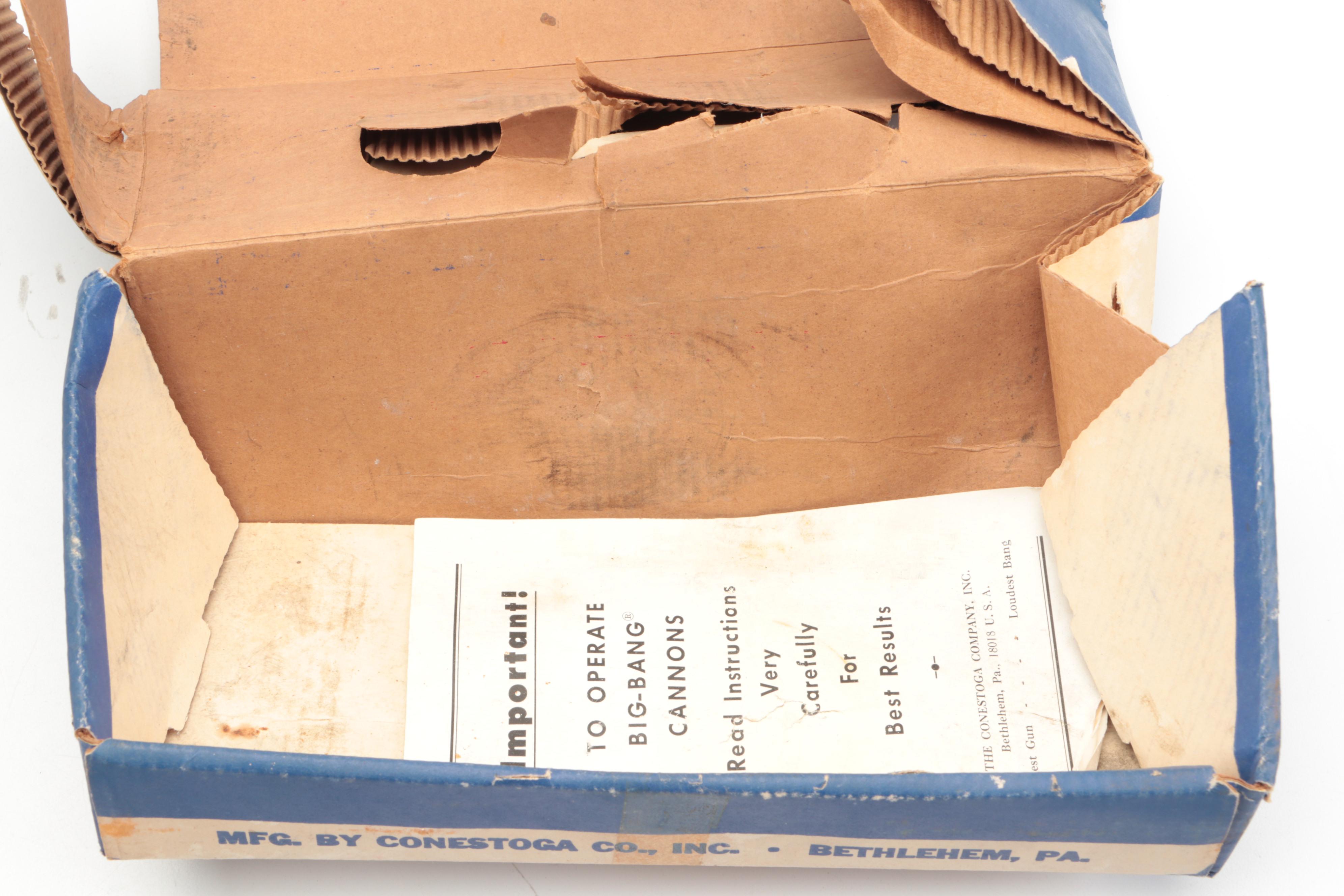 Big Bang 155mm and 60mm Cast Iron Miniature Model Cannons