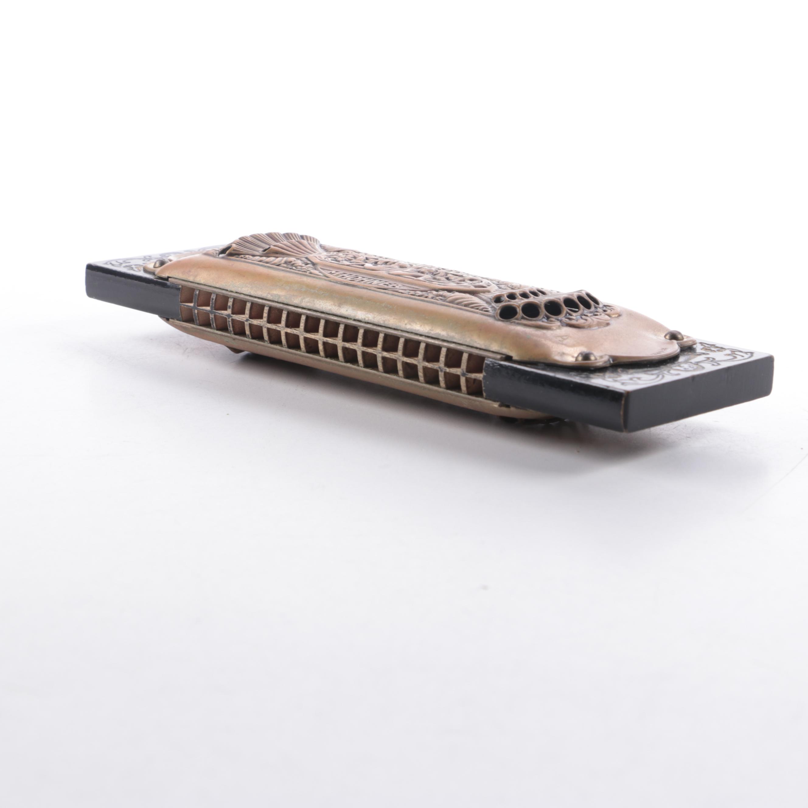 M. Hohner Trumpet Call Harmonica, circa 1931