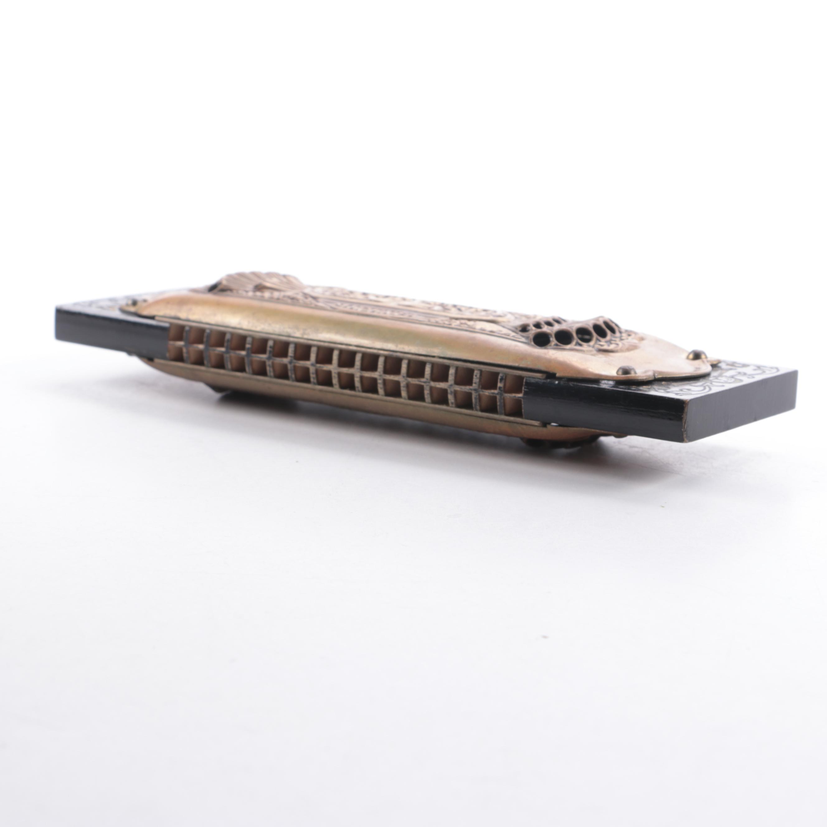 M. Hohner Trumpet Call Harmonica, circa 1931