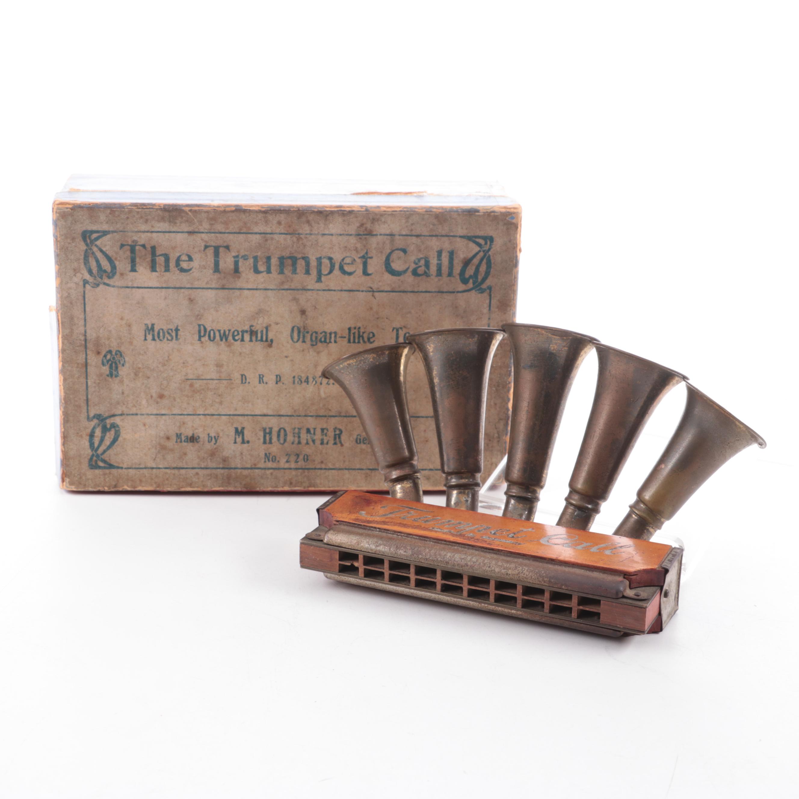 M. Hohner "The Trumpet Call" Harmonica, circa 1915