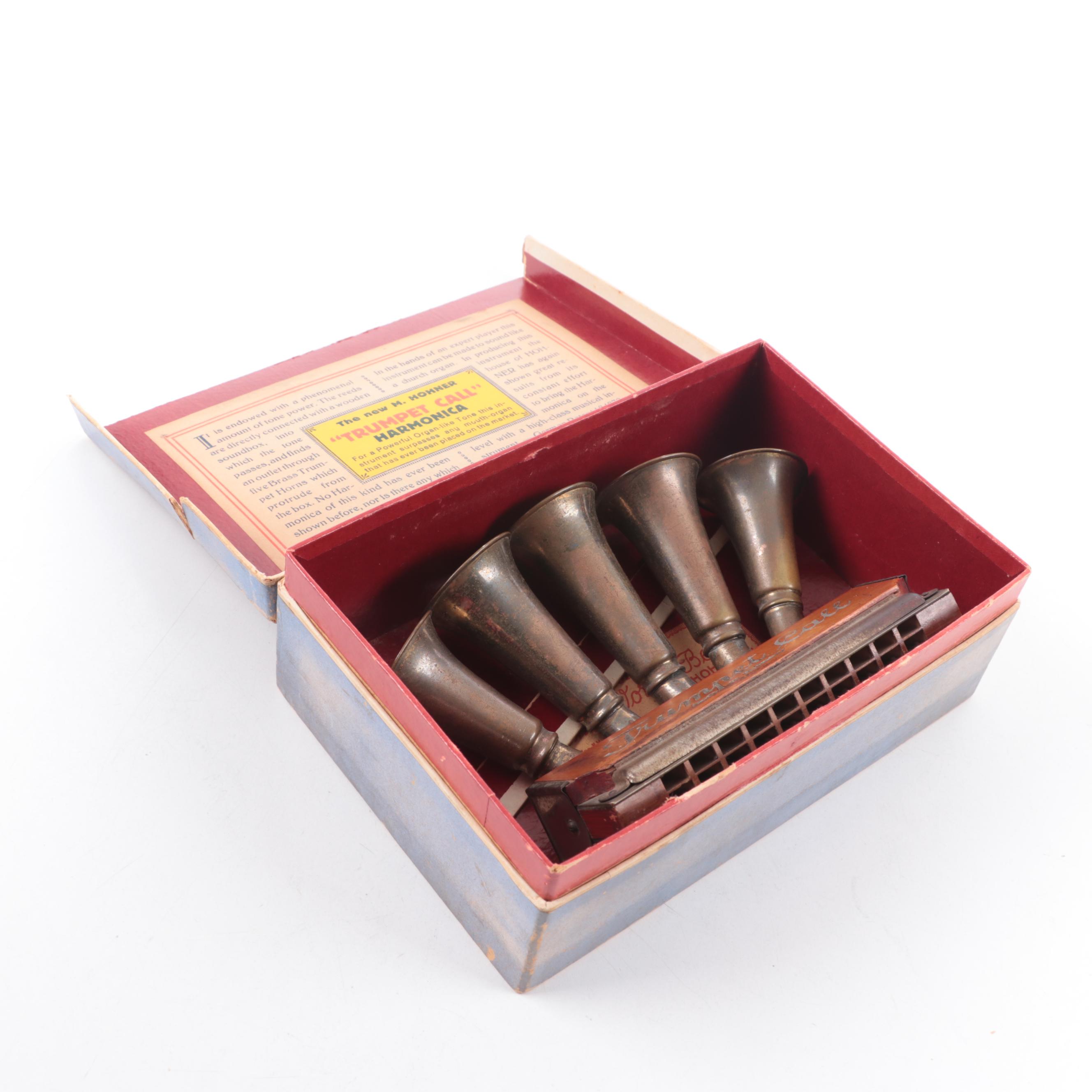 M. Hohner "The Trumpet Call" Harmonica, circa 1915