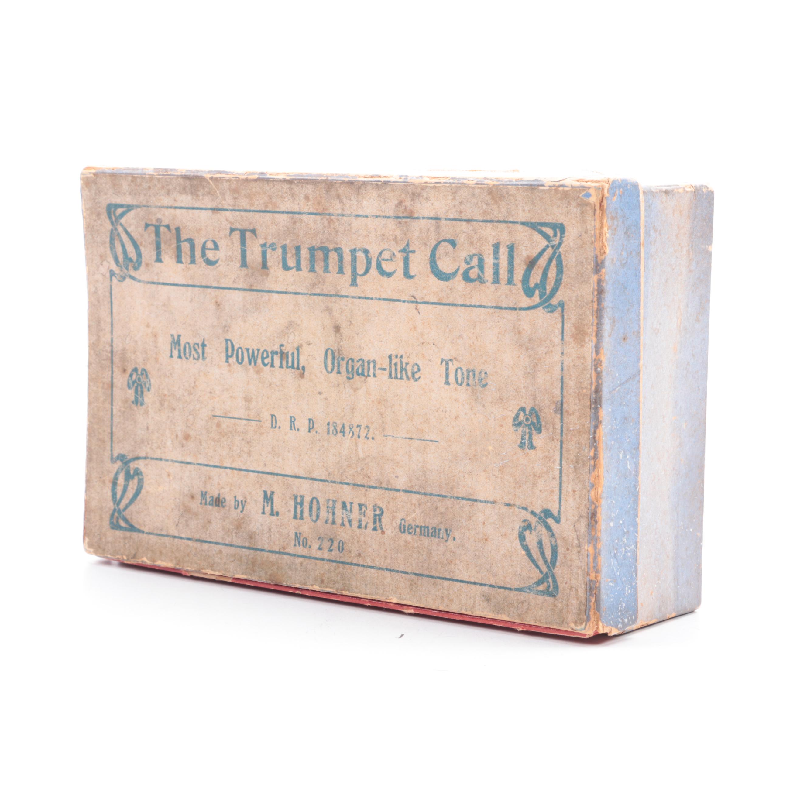 M. Hohner "The Trumpet Call" Harmonica, circa 1915