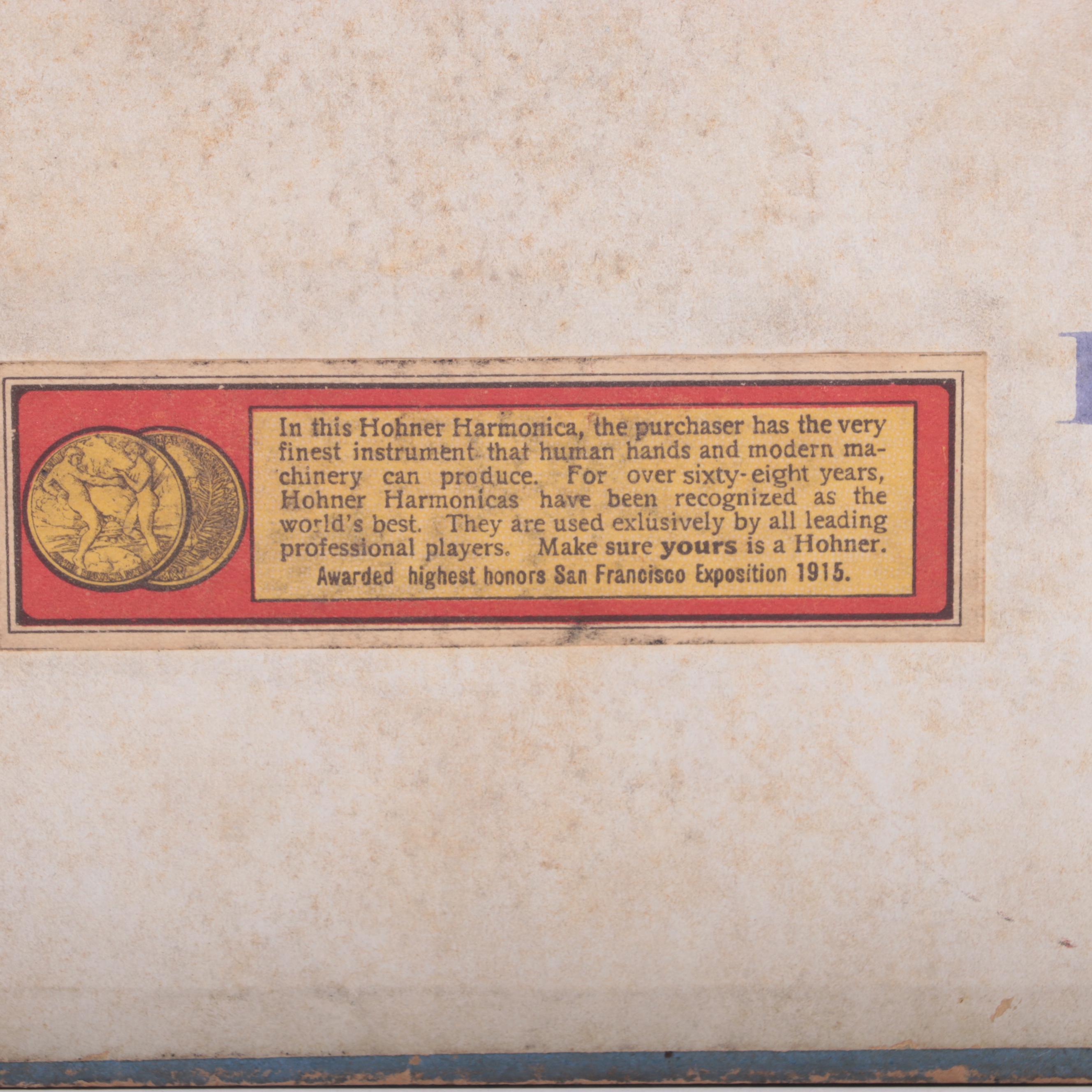 M. Hohner "The Trumpet Call" Harmonica, circa 1915