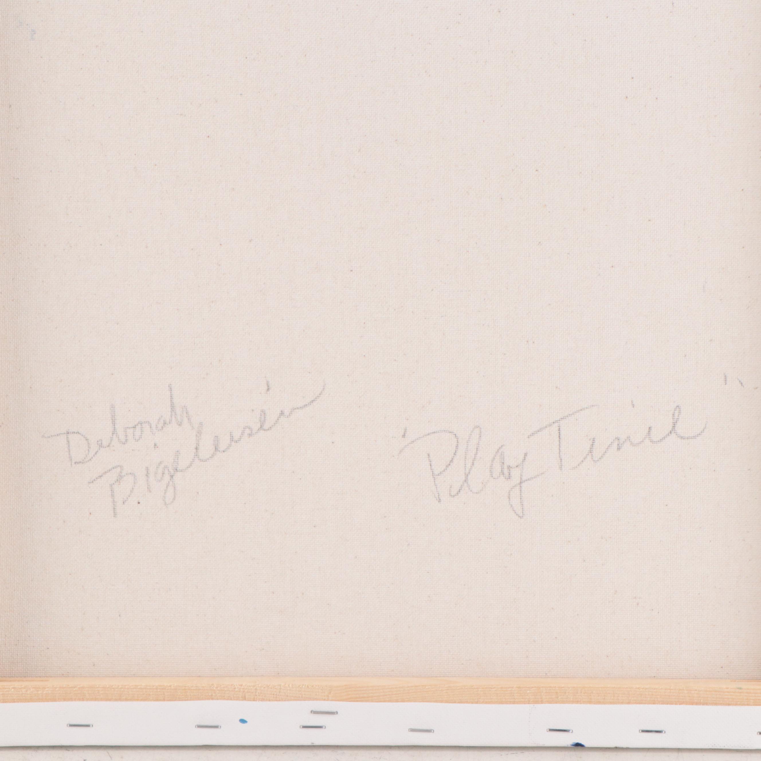 Deborah Bigeleisen Acrylic Painting "Play Time," 2022