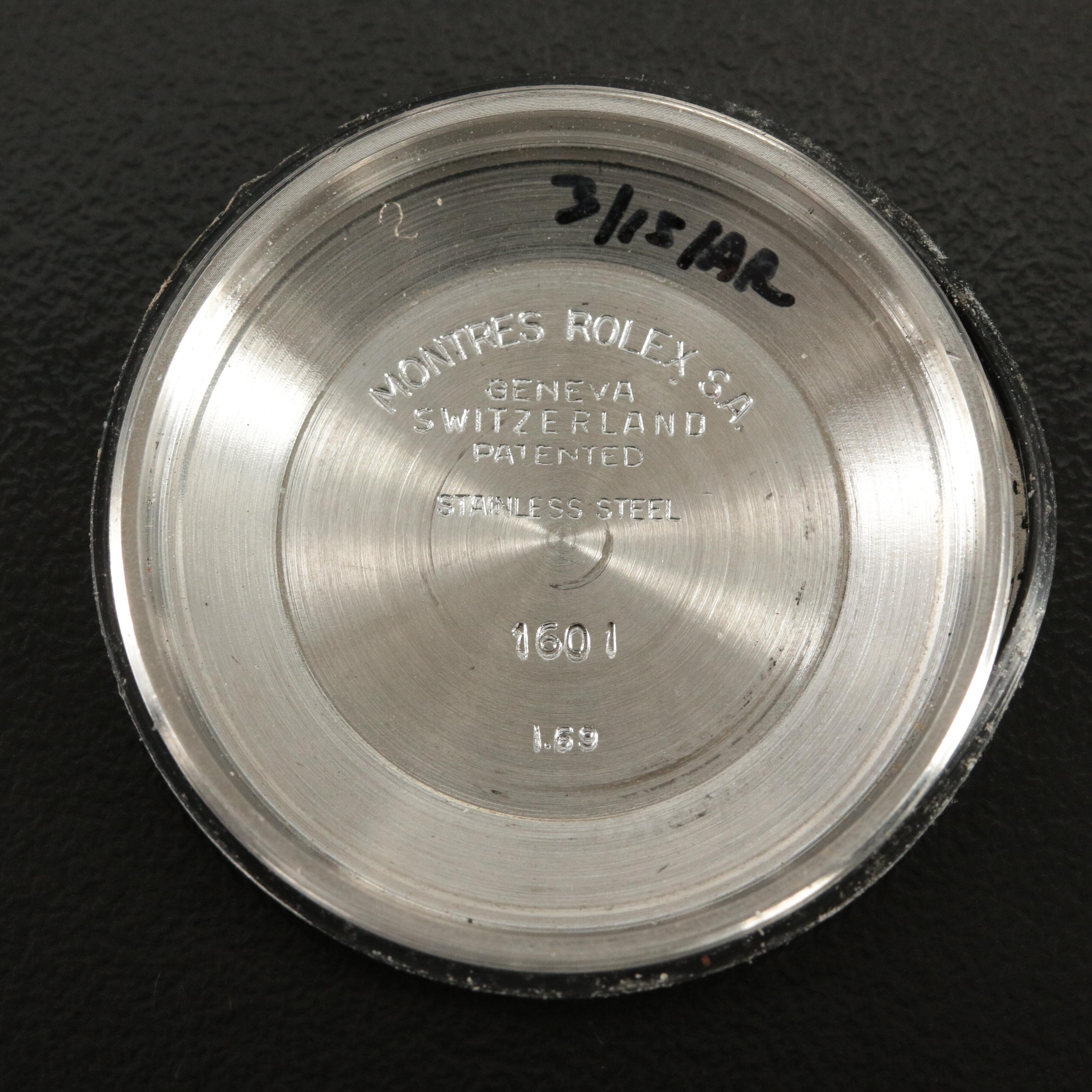 1969 Rolex Blue Custom Diamond Dial Datejust Watch