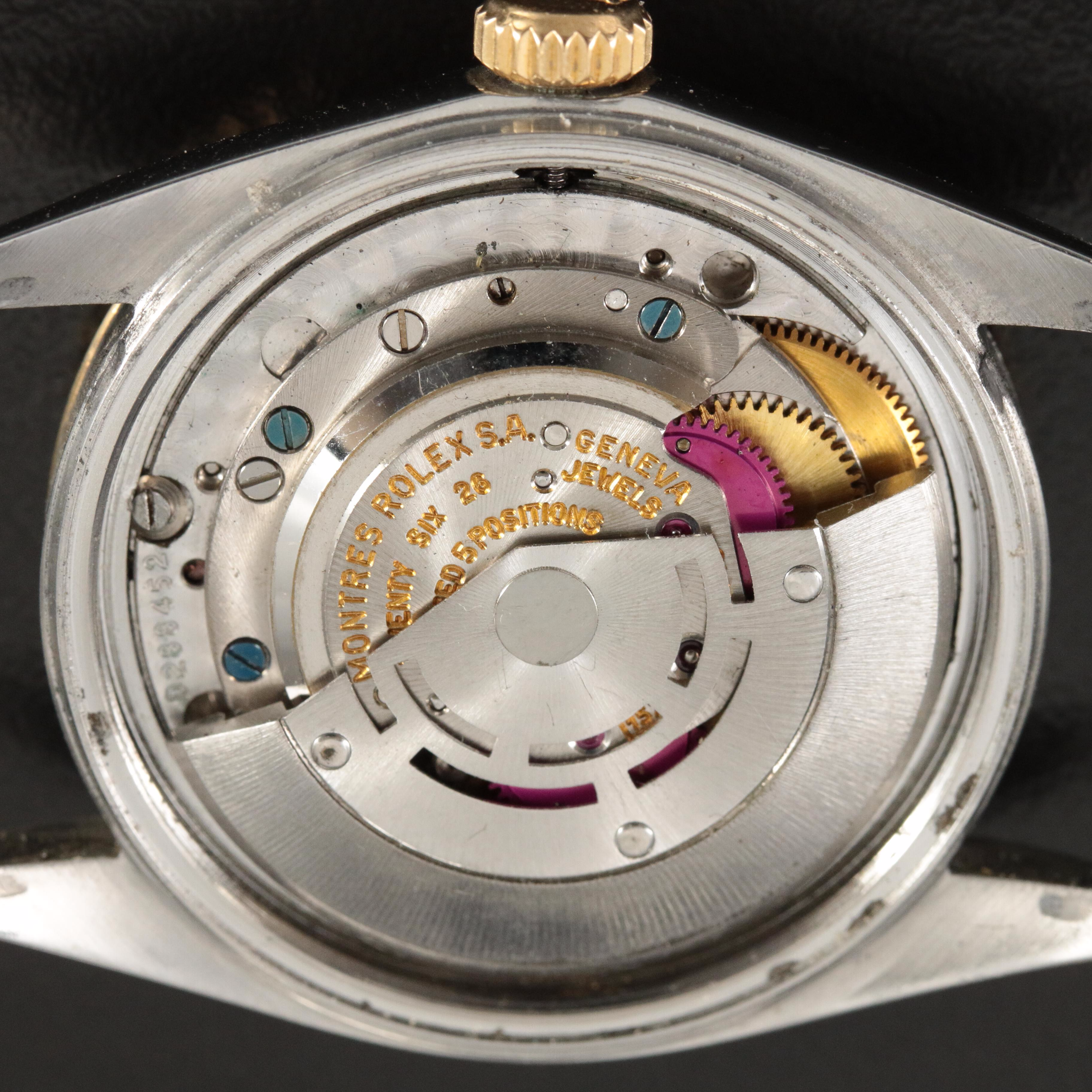 1969 Rolex Blue Custom Diamond Dial Datejust Watch