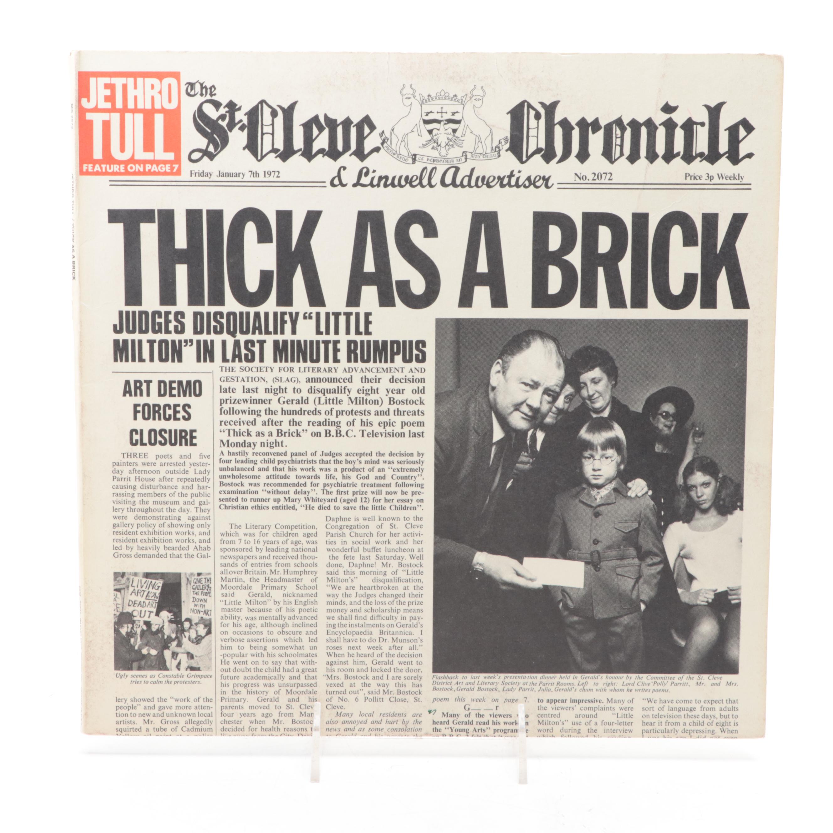 The Moody Blues, Eric Clapton, Jethro Tull, and More Vinyl Record Albums