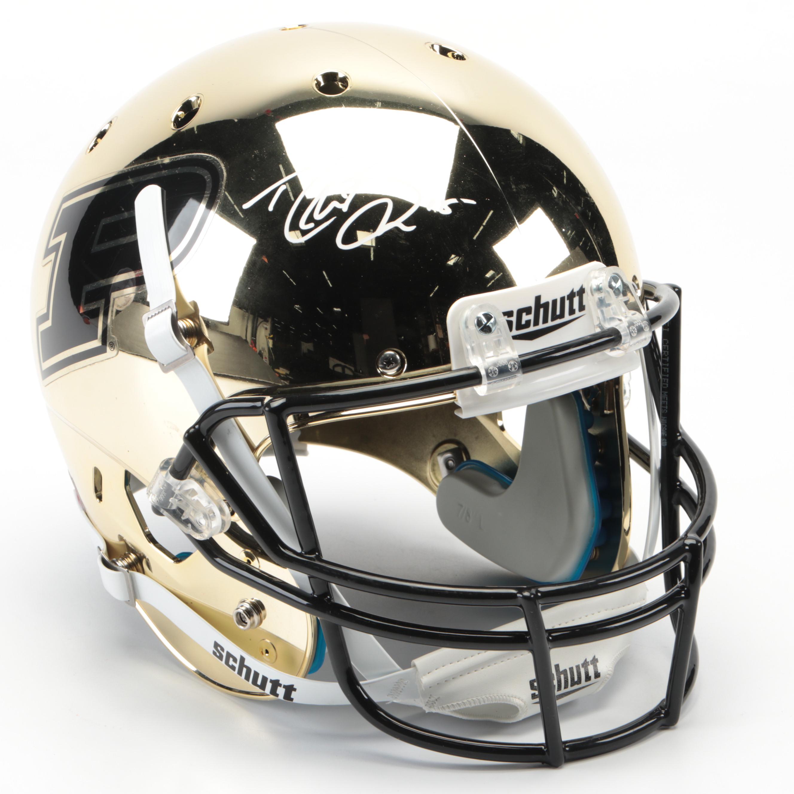 Drew Brees Signed Purdue University Full Size Schutt Replica Helmet
