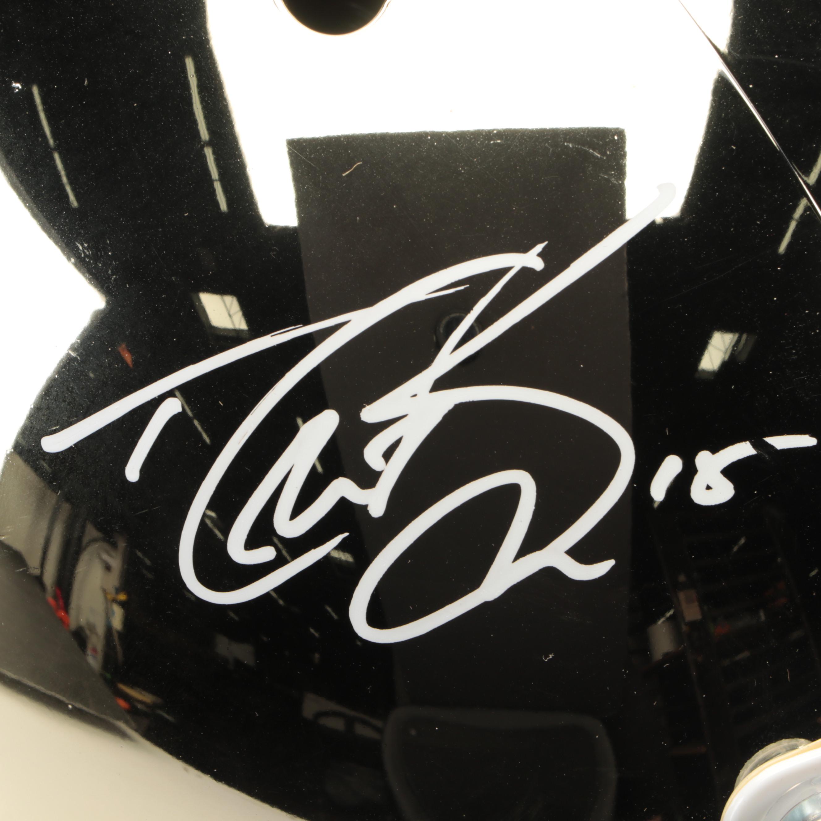 Drew Brees Signed Purdue University Full Size Schutt Replica Helmet