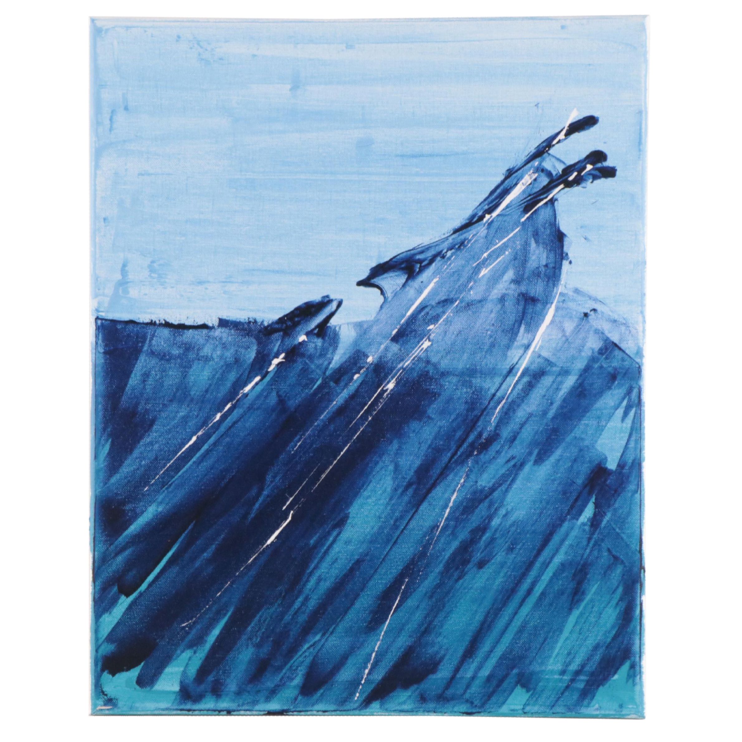 Deborah Bigeleisen Acrylic Painting "Play Time," 2022