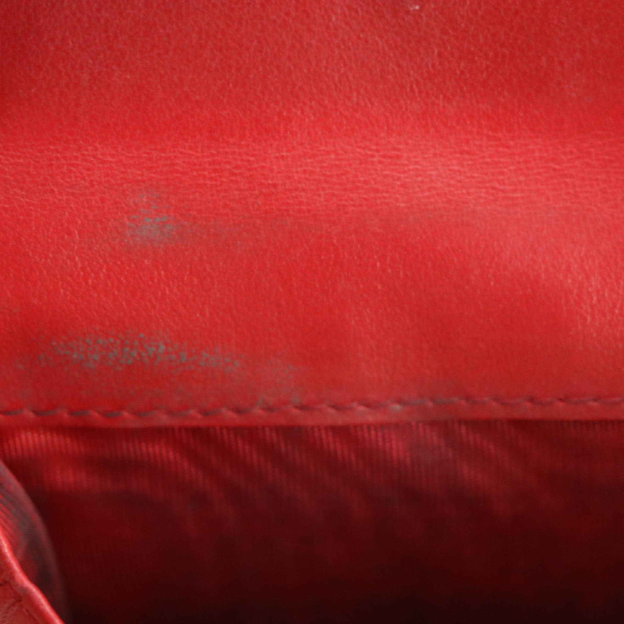 Prada Bifold Wallet in Black Grained Leather