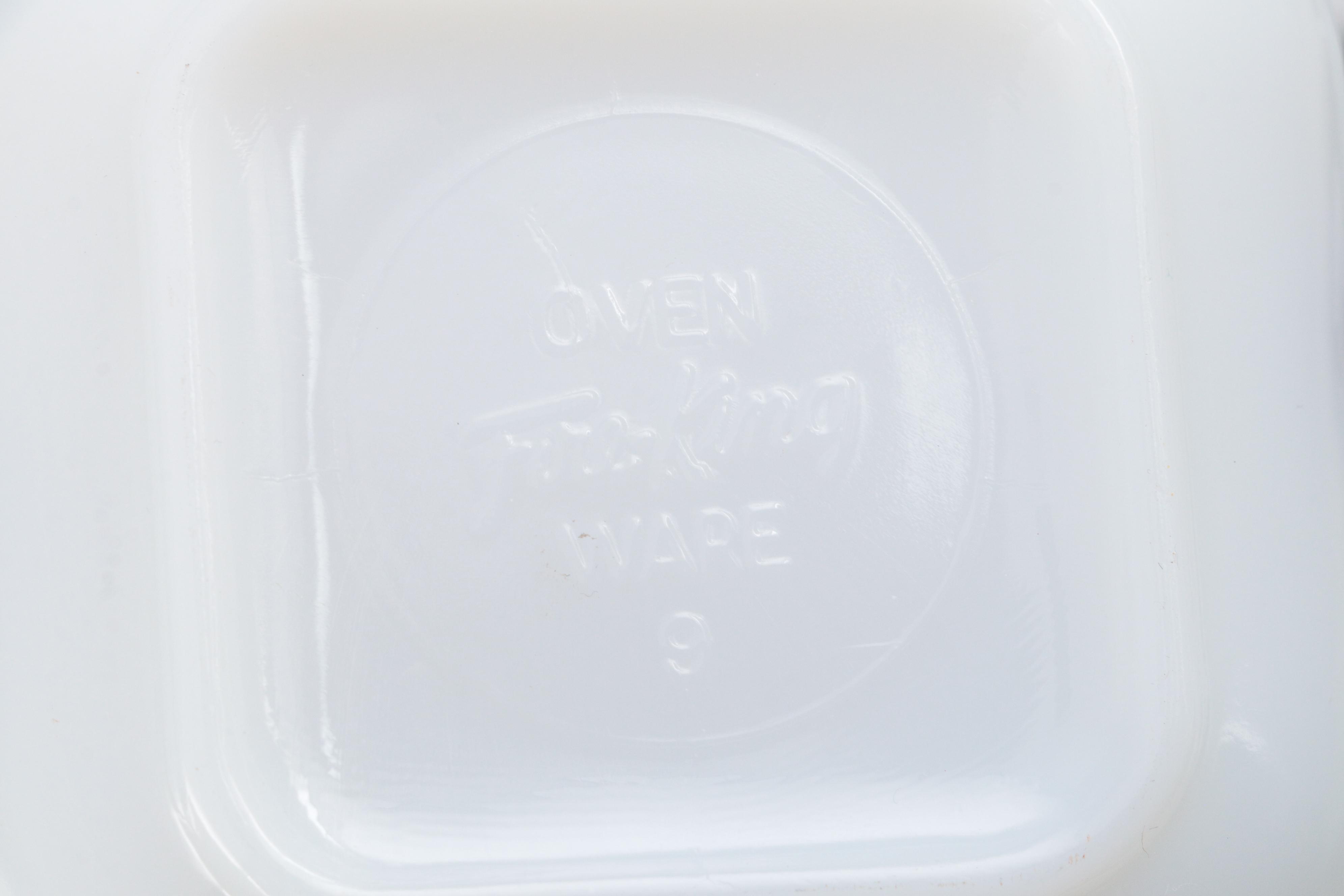 Anchor Hocking Fire King "Fruit" Glass Casseroles with Bowls and Dishes