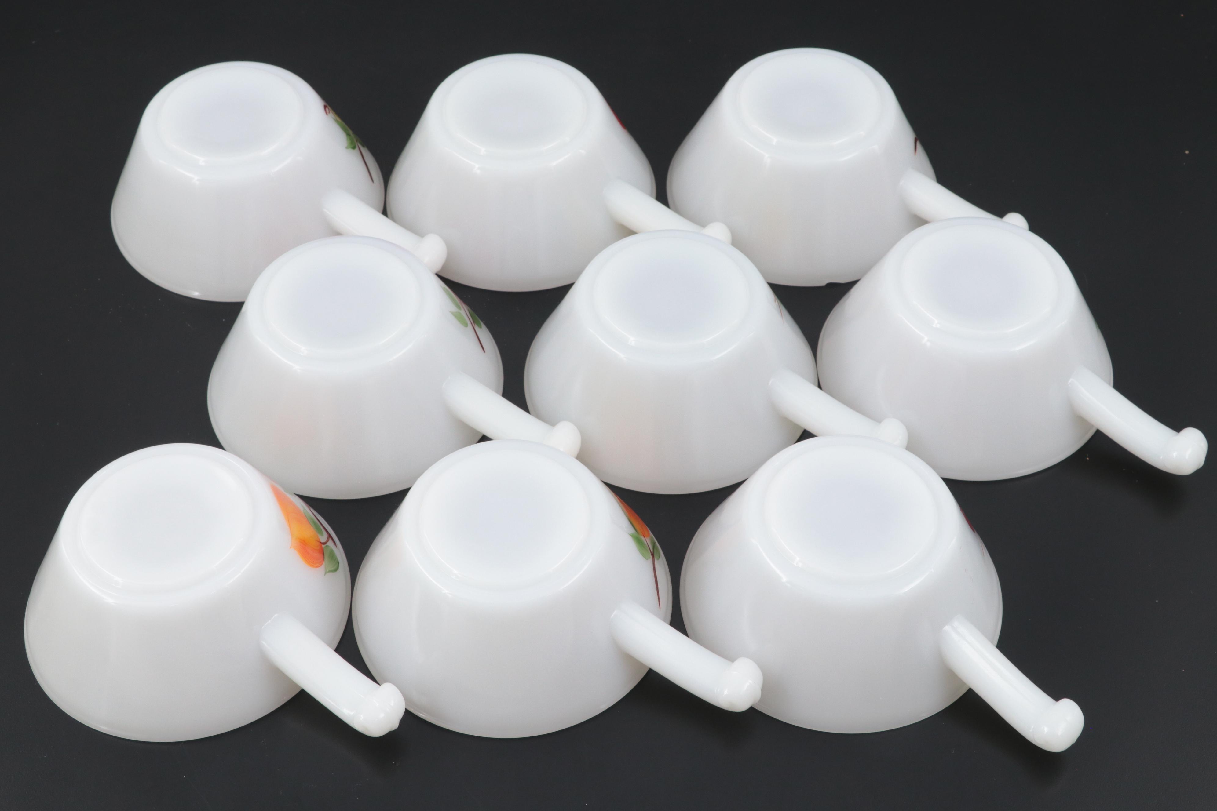 Anchor Hocking Fire King "Fruit" Glass Casseroles with Bowls and Dishes