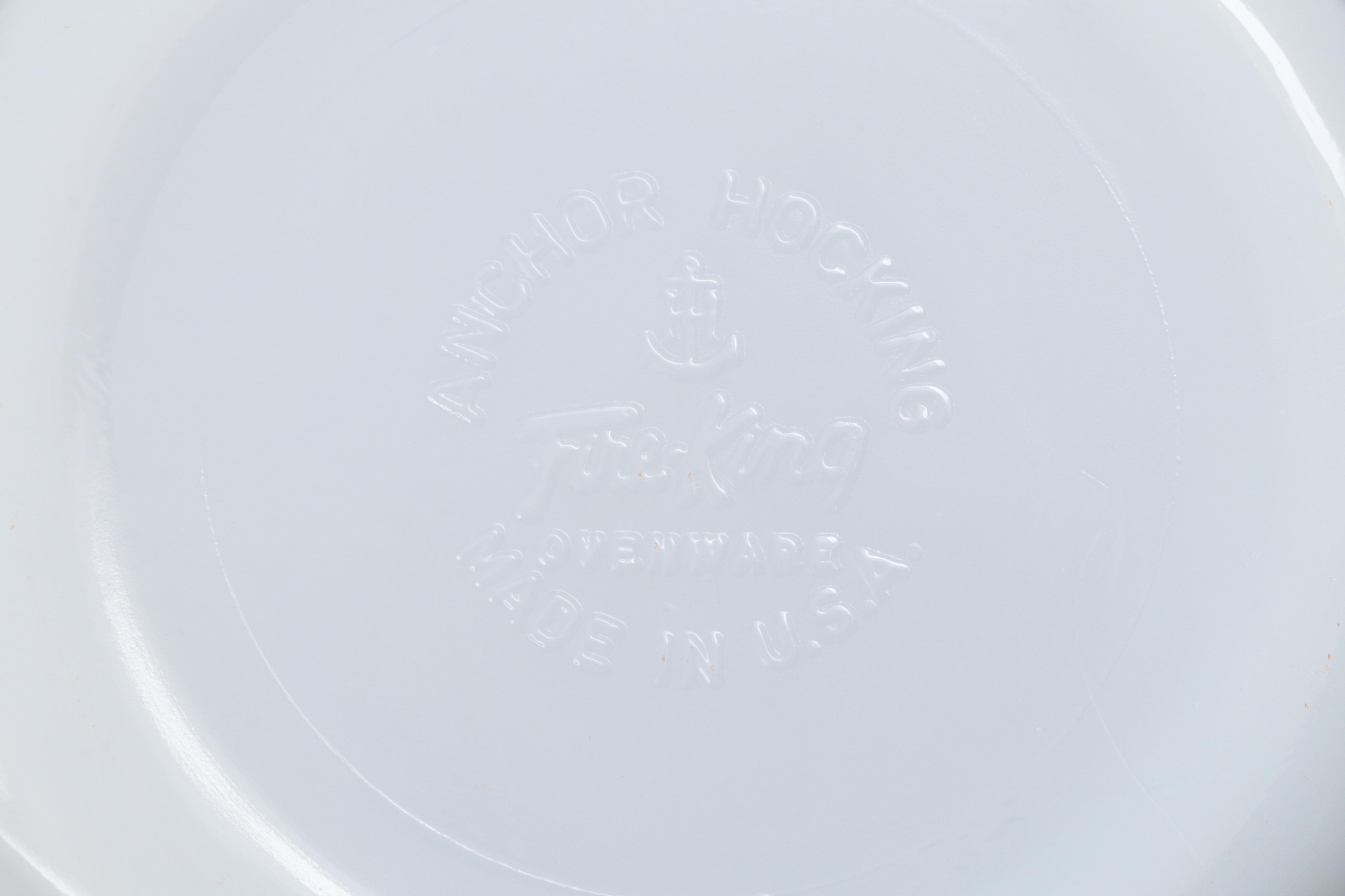 Anchor Hocking Fire King "Fruit" Glass Casseroles with Bowls and Dishes