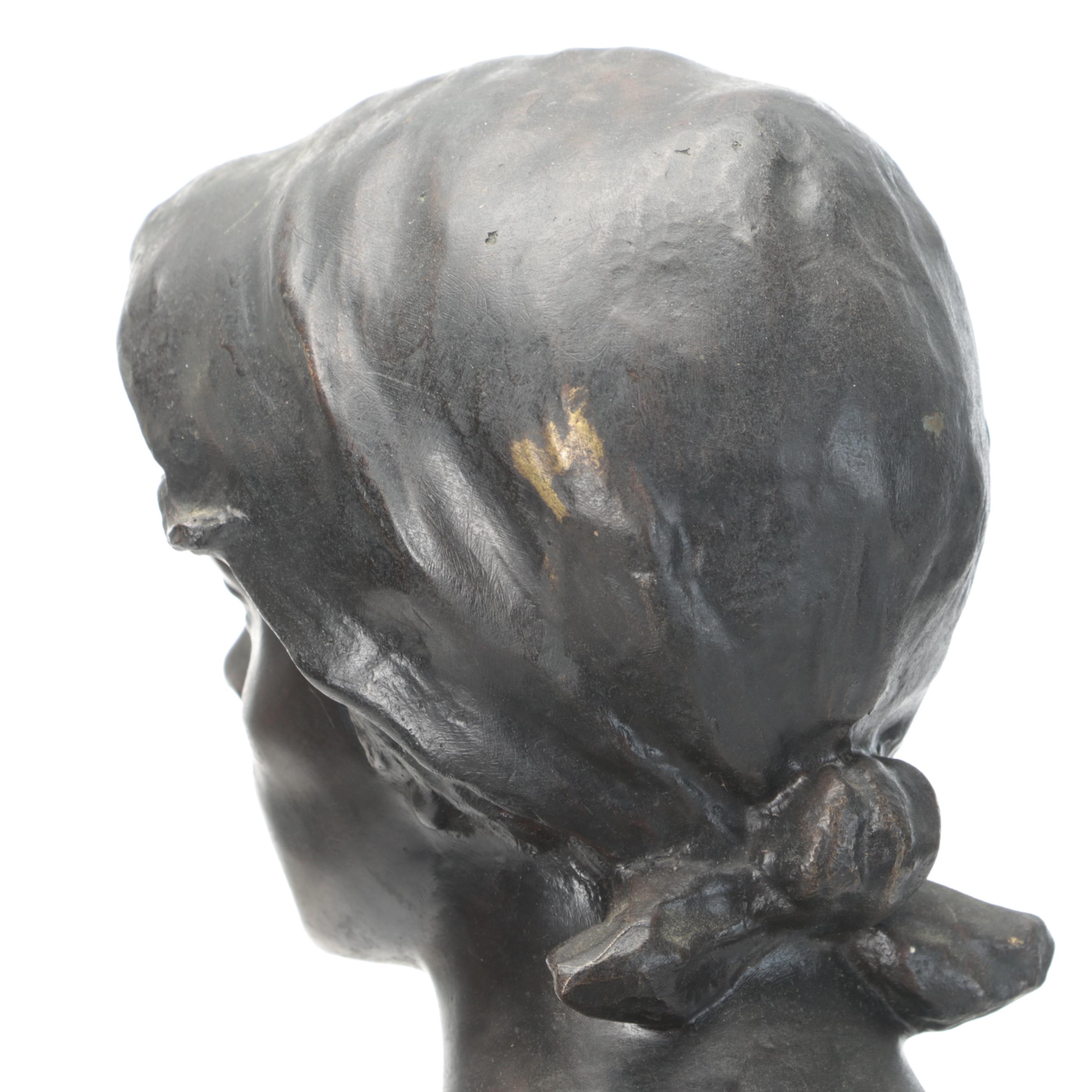 Ruffony Bronze Sculpture of a Harvester