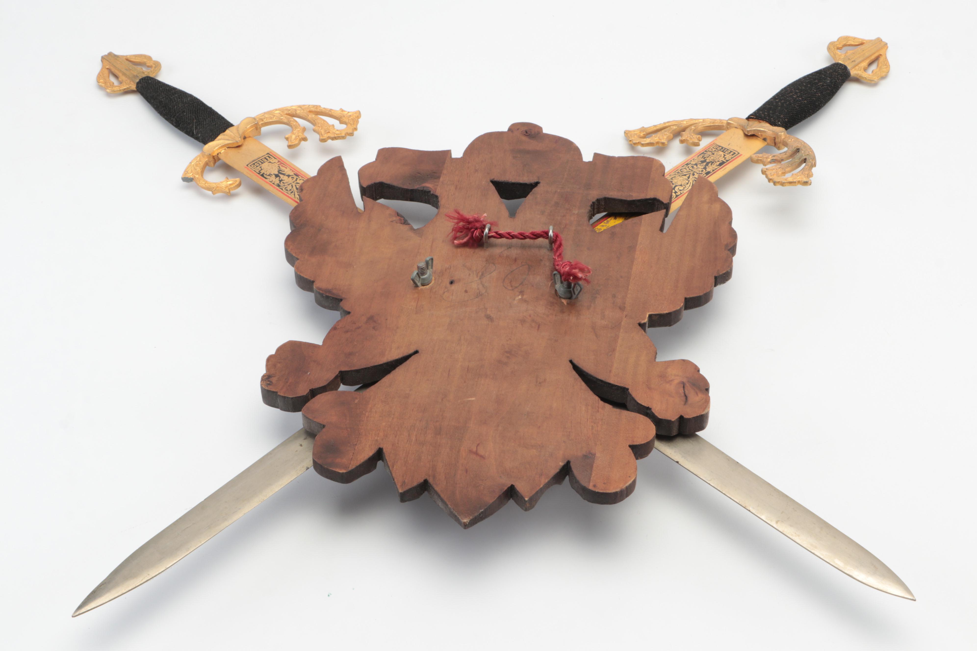 Toledo El Cid Type Swords Coat of Arms Display