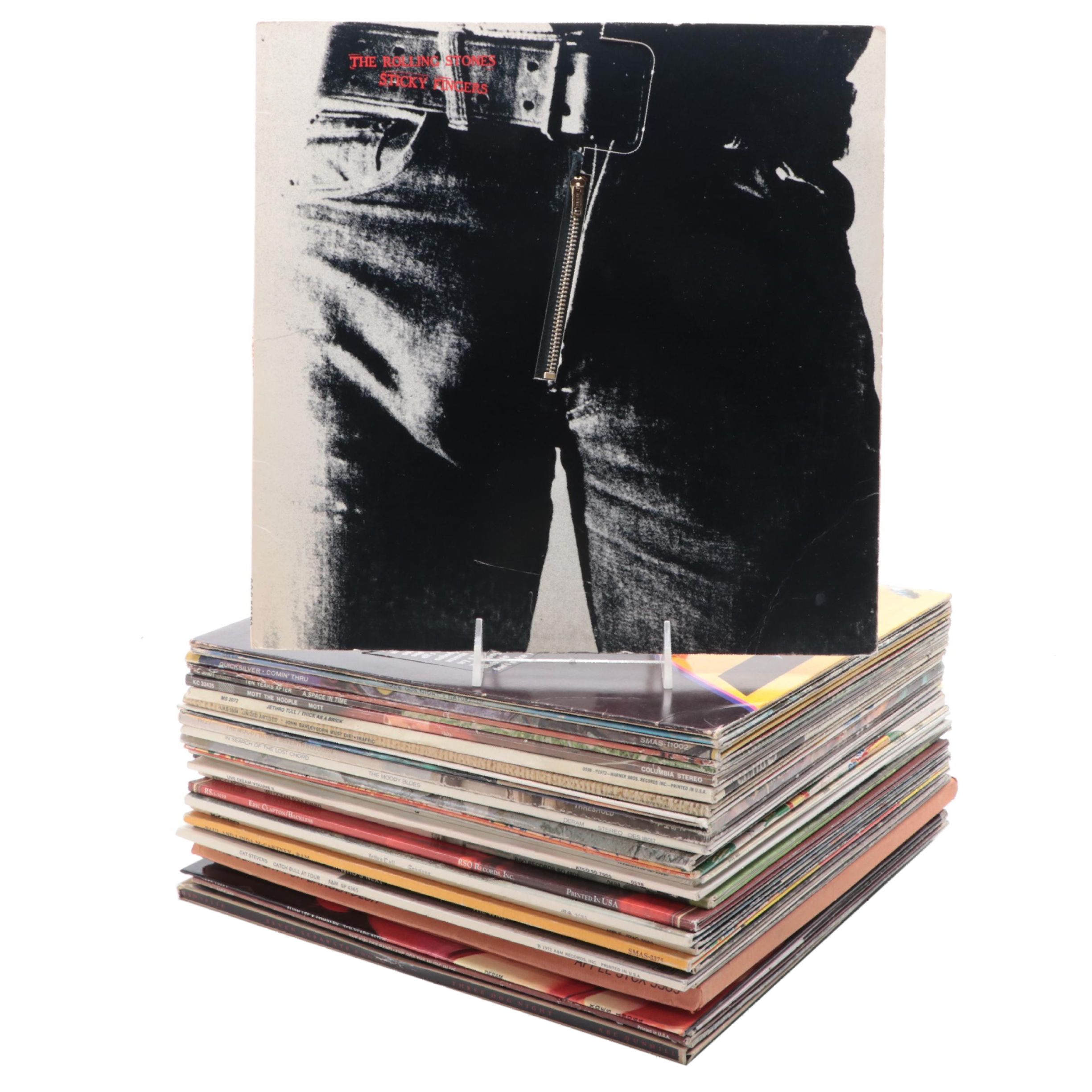 The Moody Blues, Eric Clapton, Jethro Tull, and More Vinyl Record Albums