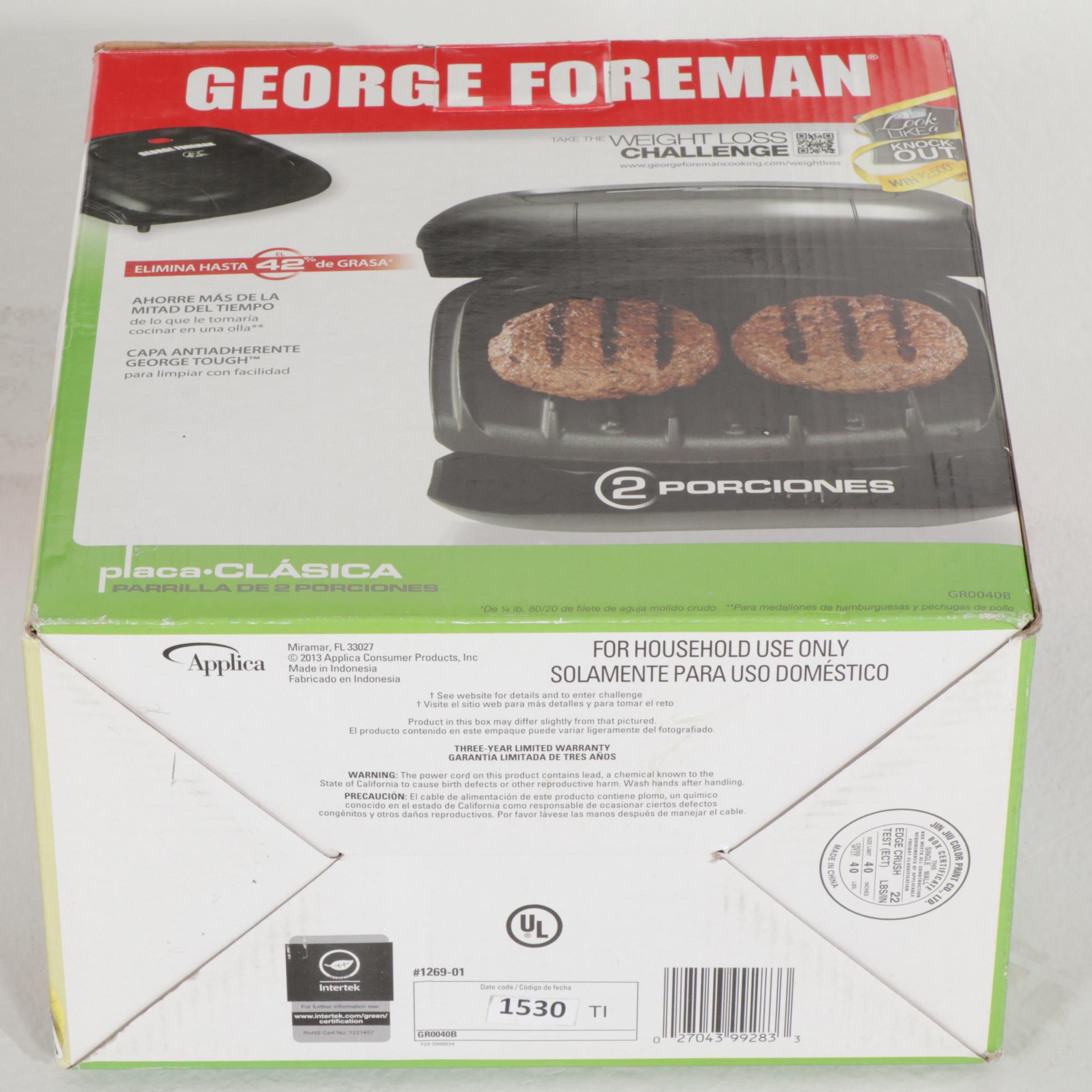 Crock Pot 4-Quart "Smart Pot", George Foreman Electric Grill and Shaq Egg Maker