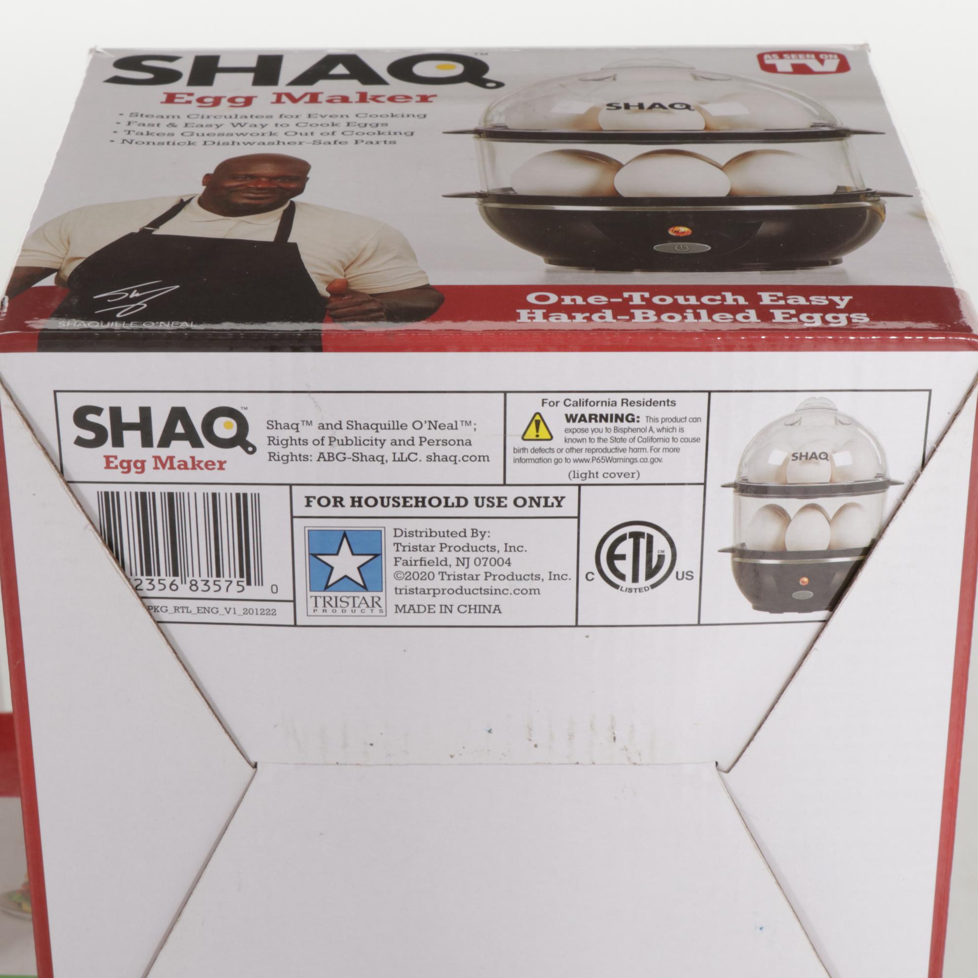 Crock Pot 4-Quart "Smart Pot", George Foreman Electric Grill and Shaq Egg Maker