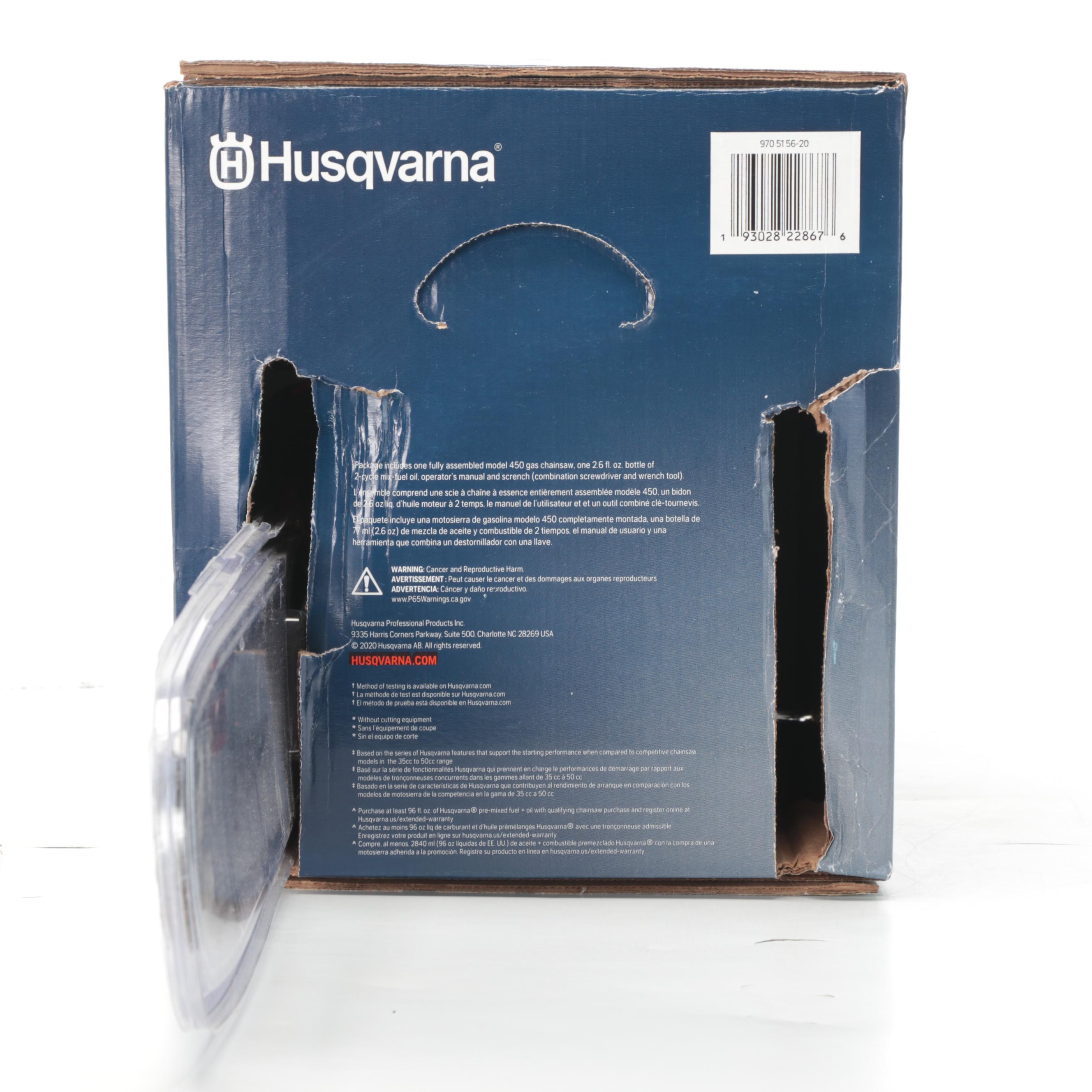 Husqvarna 450 Rancher Chainsaw