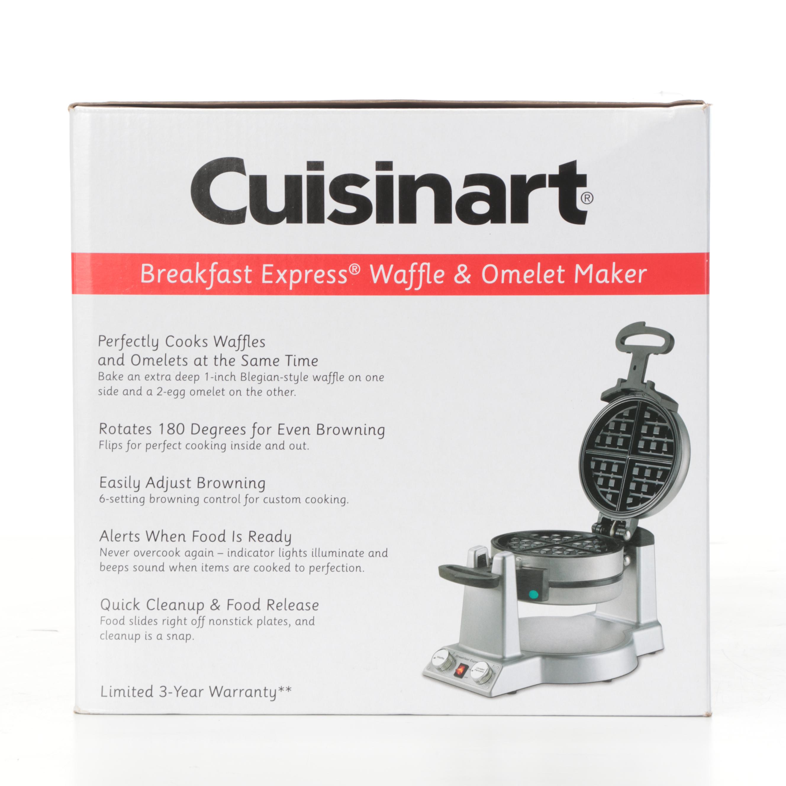 Cuisinart Breakfast Express Waffle and Omelet Maker EBTH