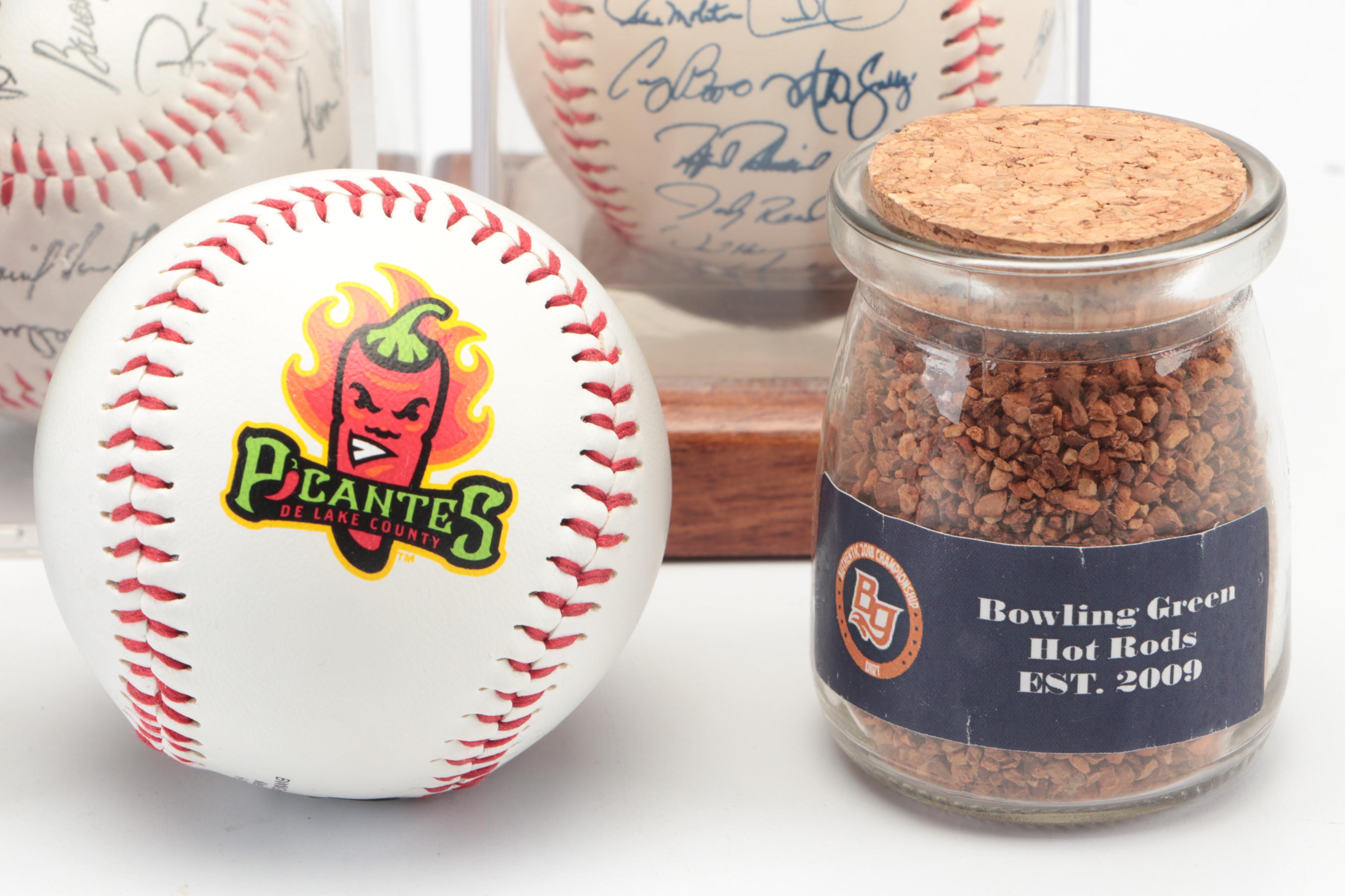 Facsimile Signed Baseballs with Marty Brennaman Themed Radio, and More