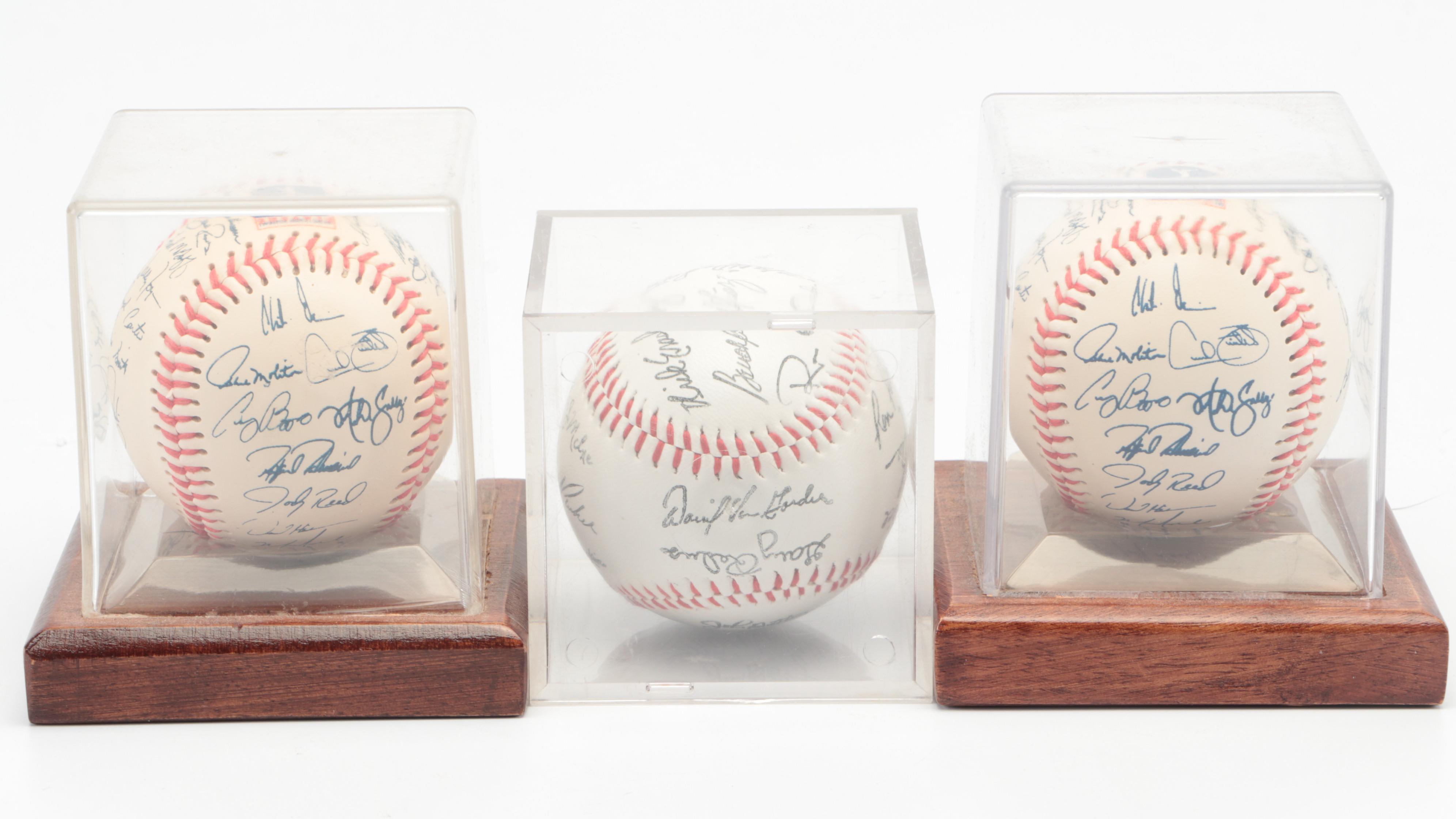 Facsimile Signed Baseballs with Marty Brennaman Themed Radio, and More