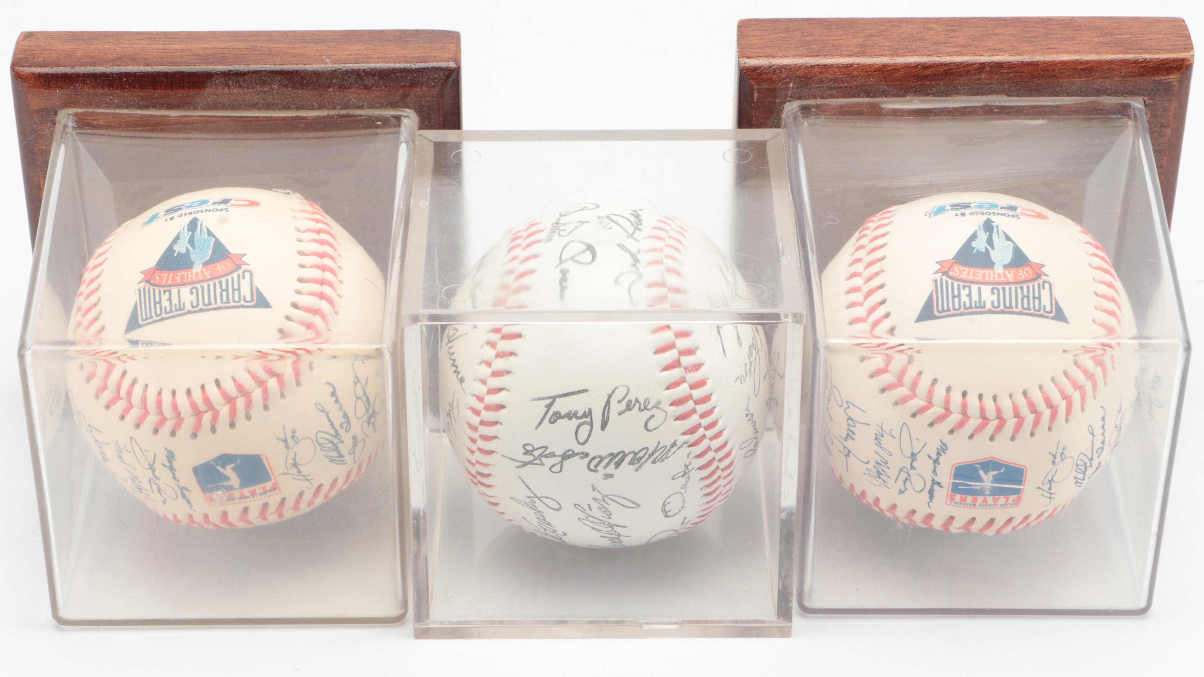 Facsimile Signed Baseballs with Marty Brennaman Themed Radio, and More