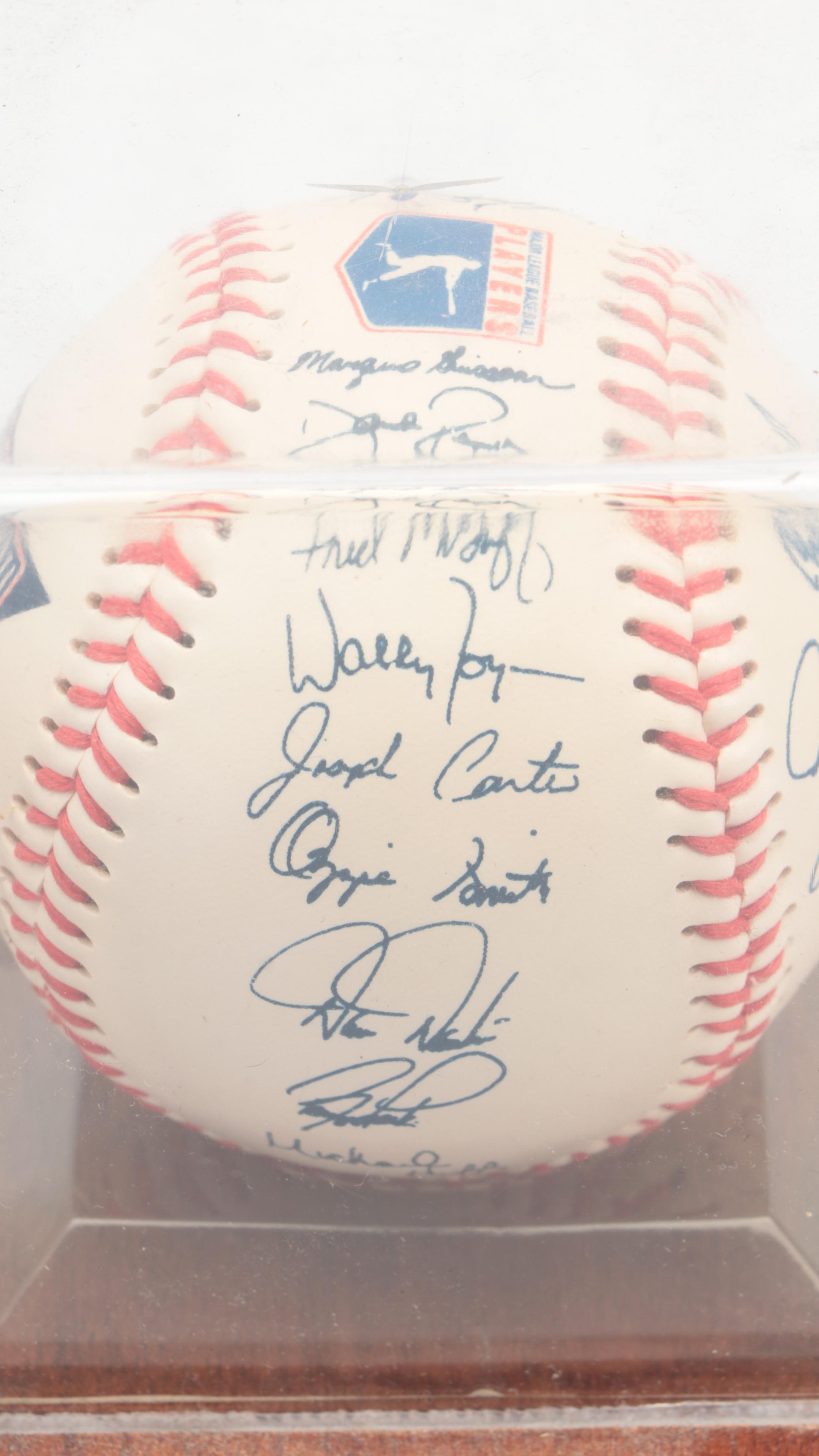 Facsimile Signed Baseballs with Marty Brennaman Themed Radio, and More