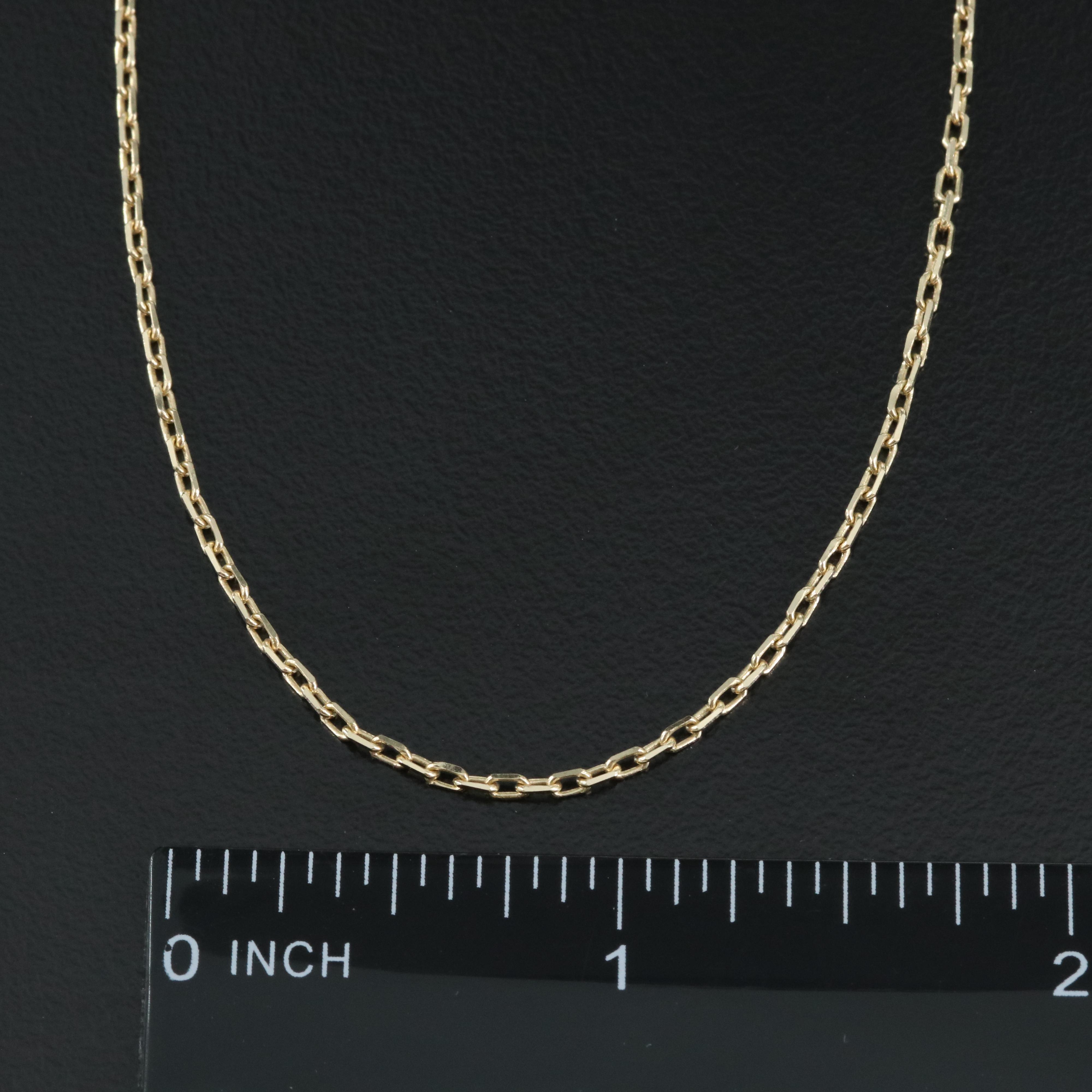 14K Cable Link Necklace