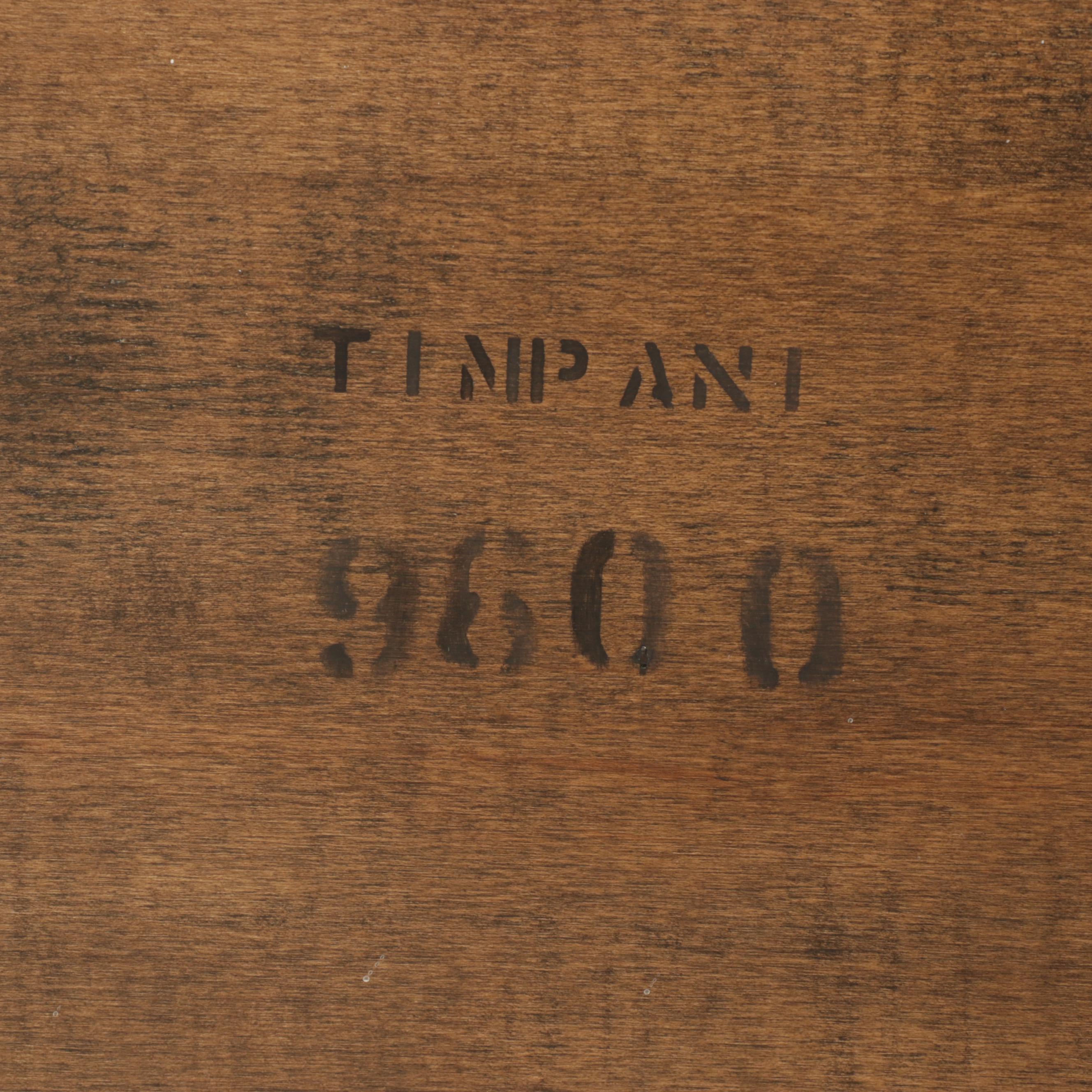 Romweber Hollywood Regency Burlwood and Brass Inlaid Credenza, 1970s