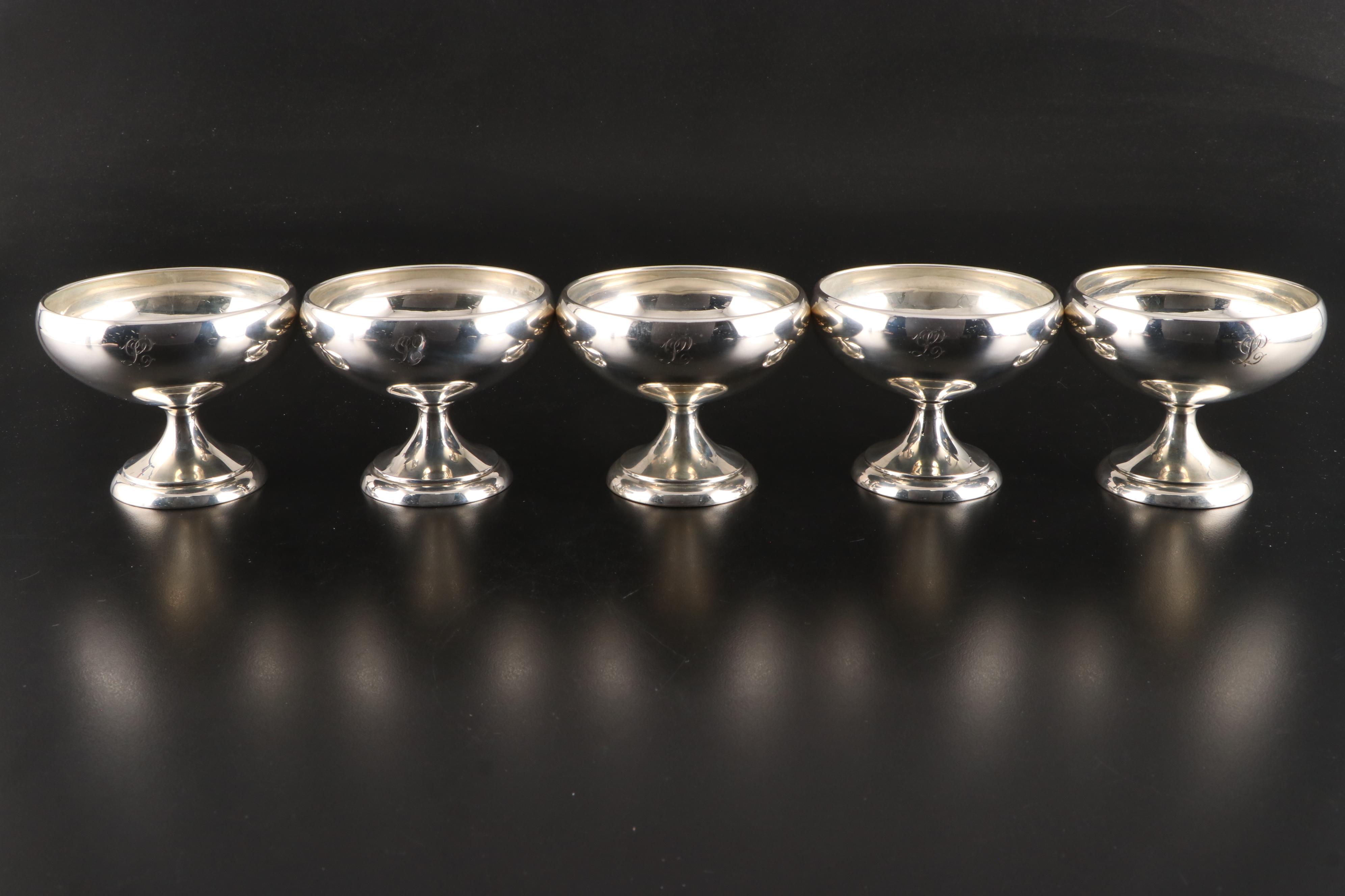 Wallace Sterling Silver Dessert Cups