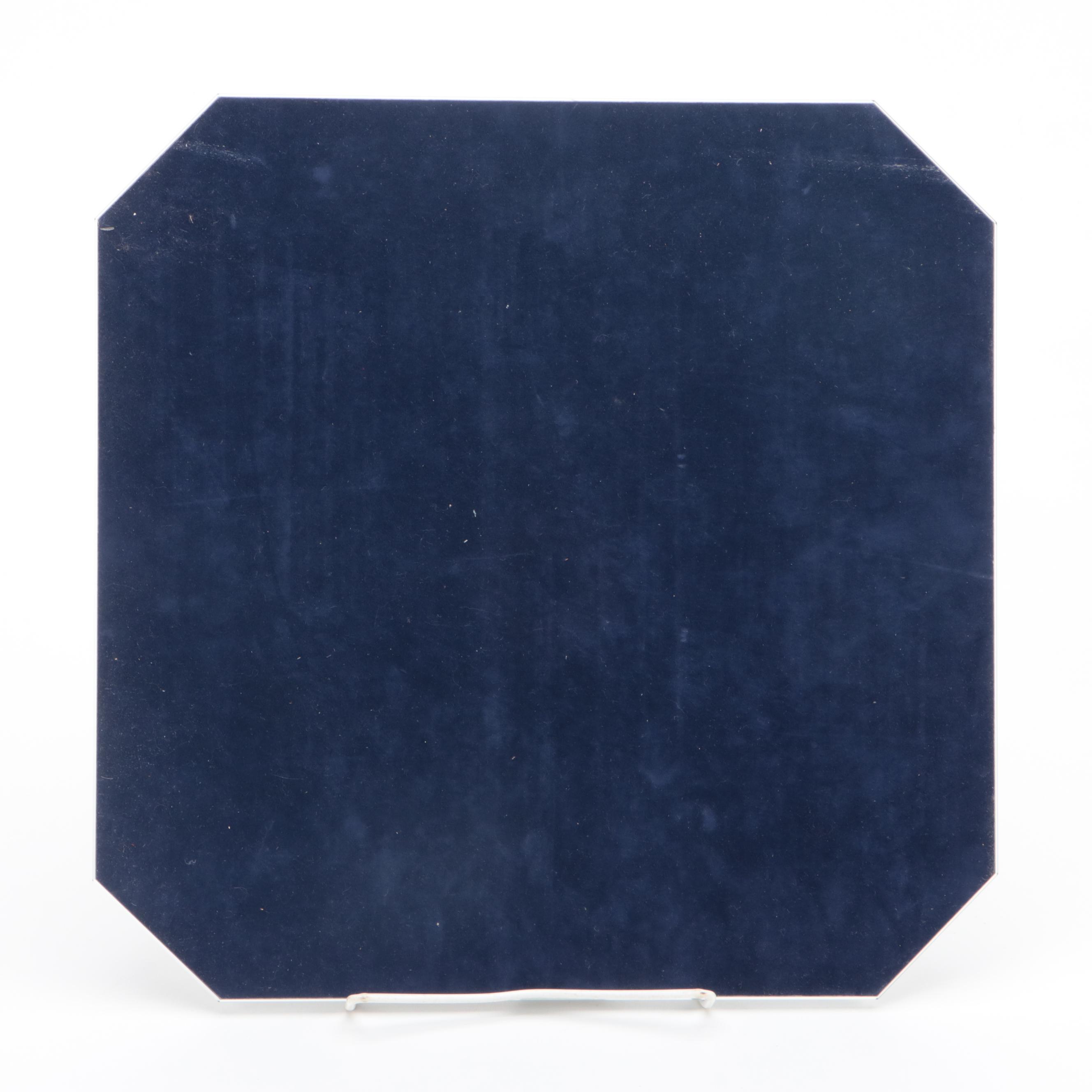 Swarovski "Silver Crystal" Chess Set Game Board and Pieces