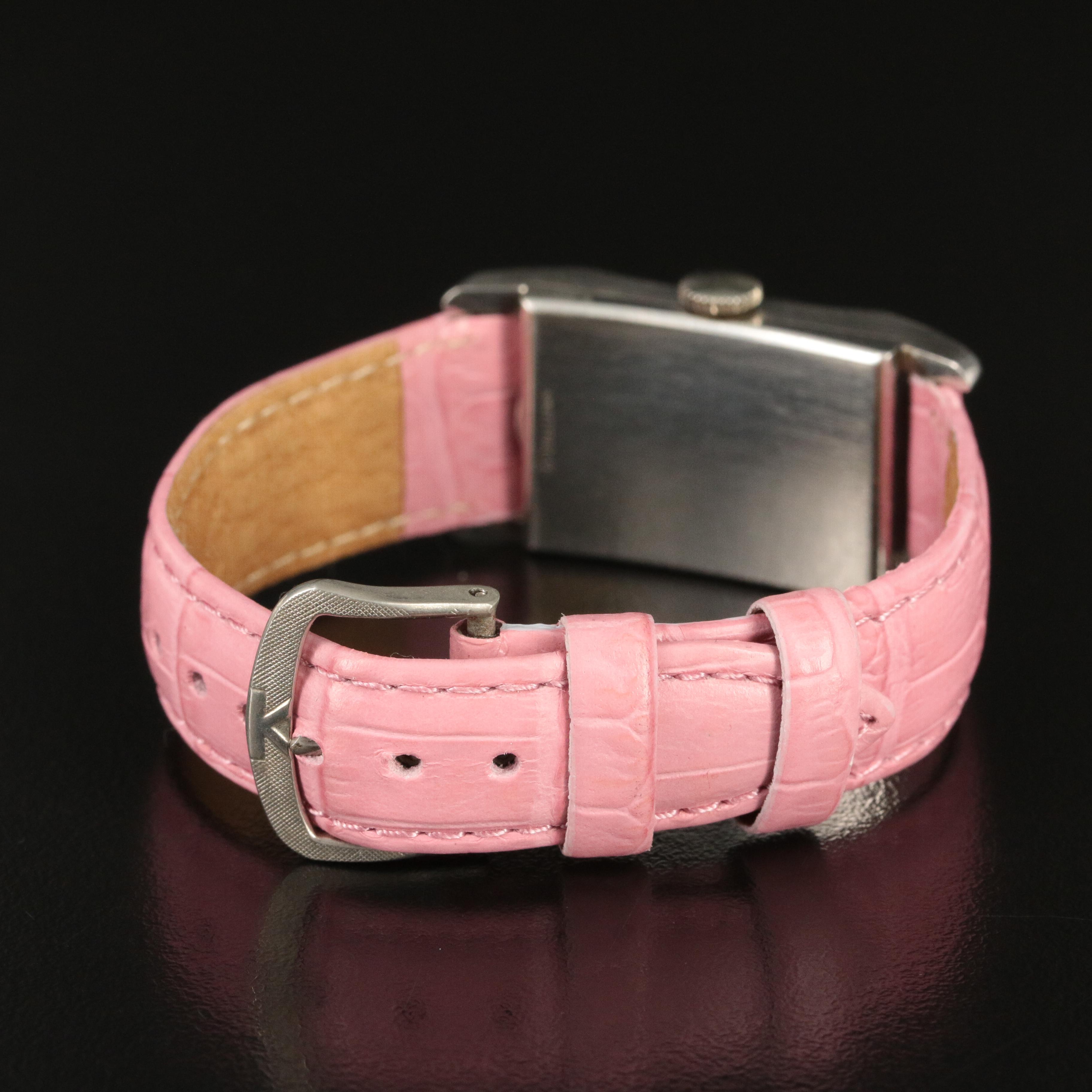 Vintage Palladium Longines Diamond Dial Watch