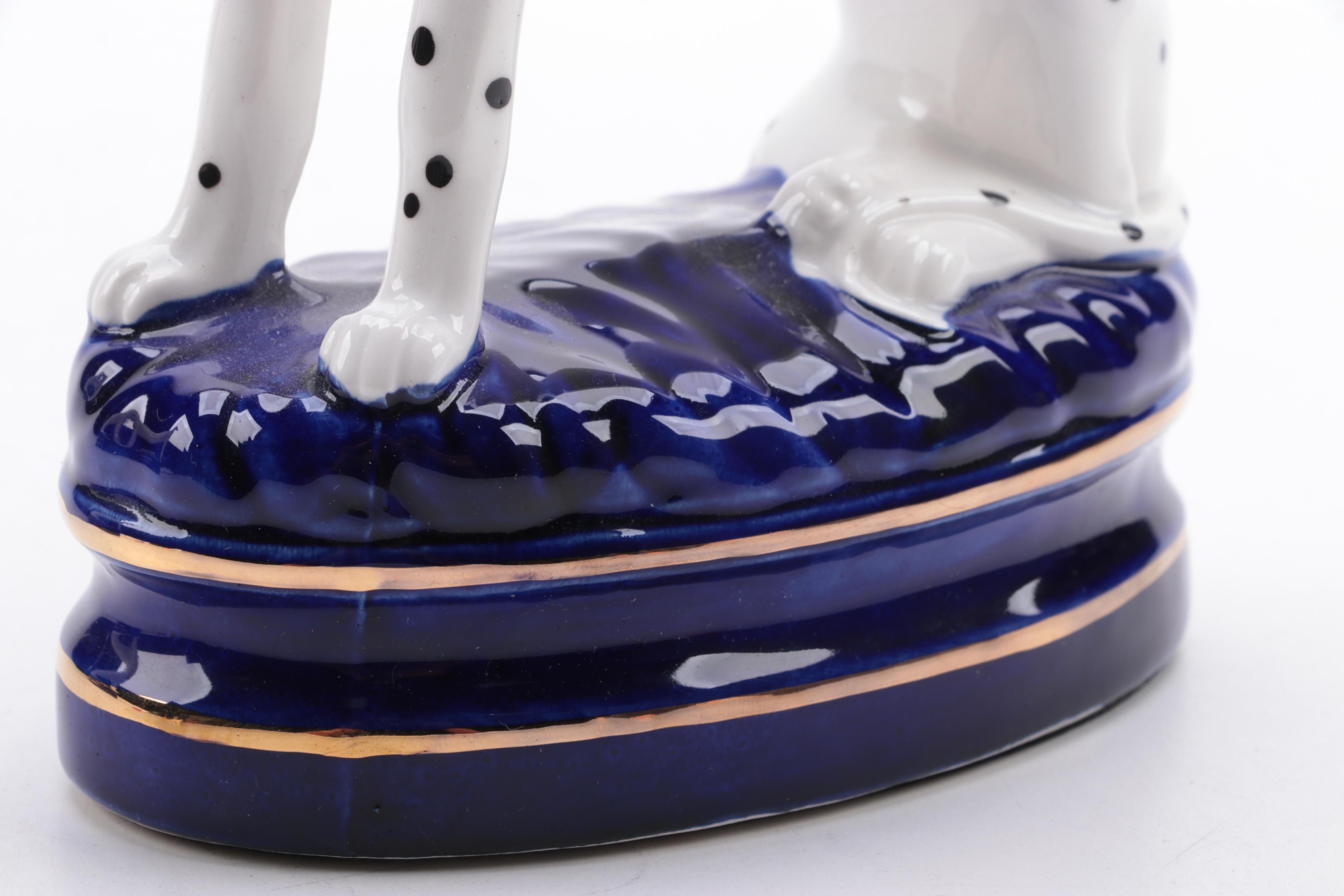 Pair of Ceramic Dalmatian Figurines