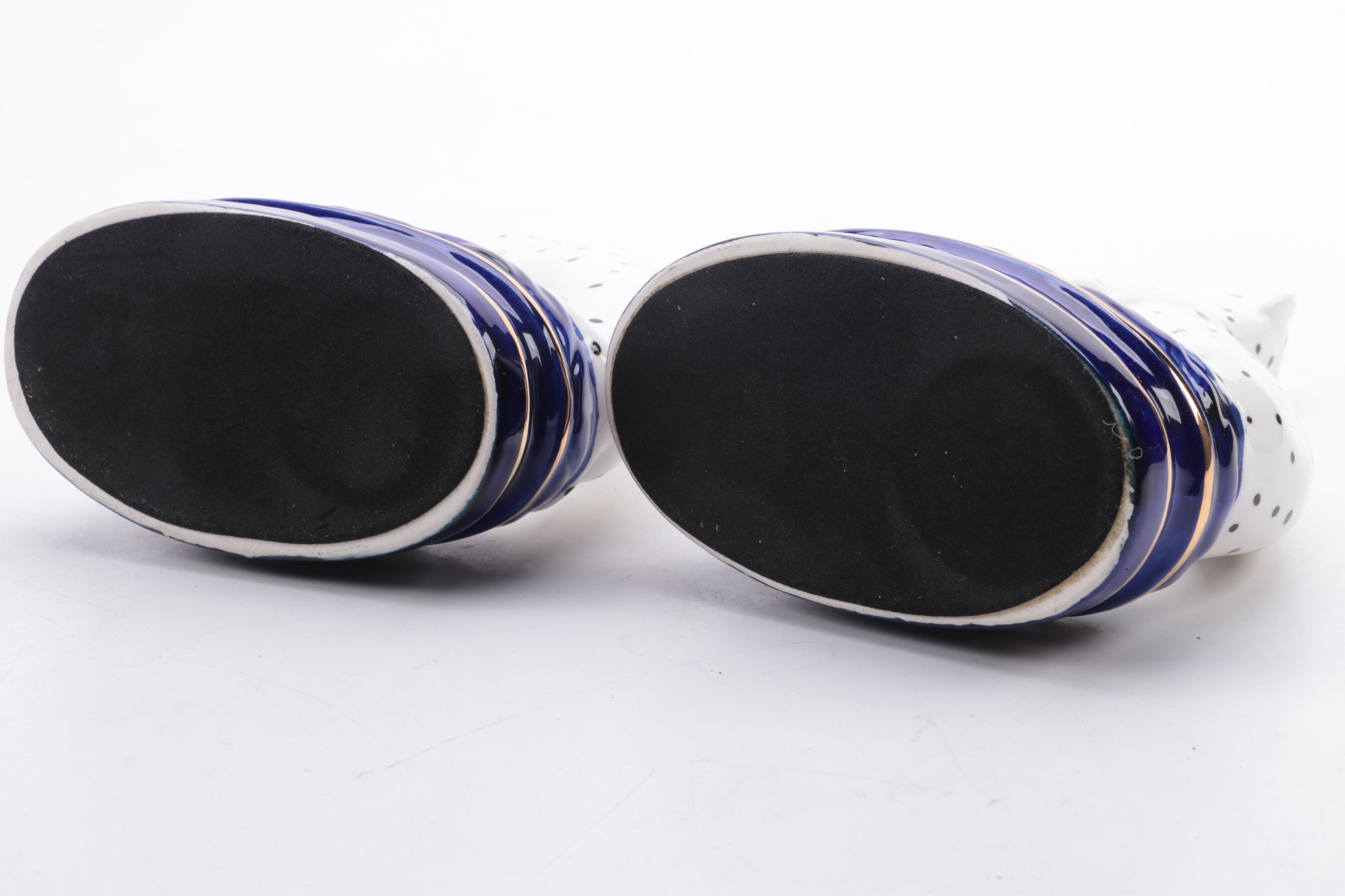 Pair of Ceramic Dalmatian Figurines