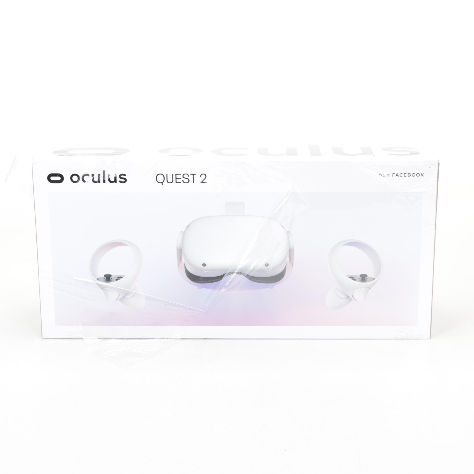 Oculus Quest 2 Virtual Reality Wireless Gaming Set in Box