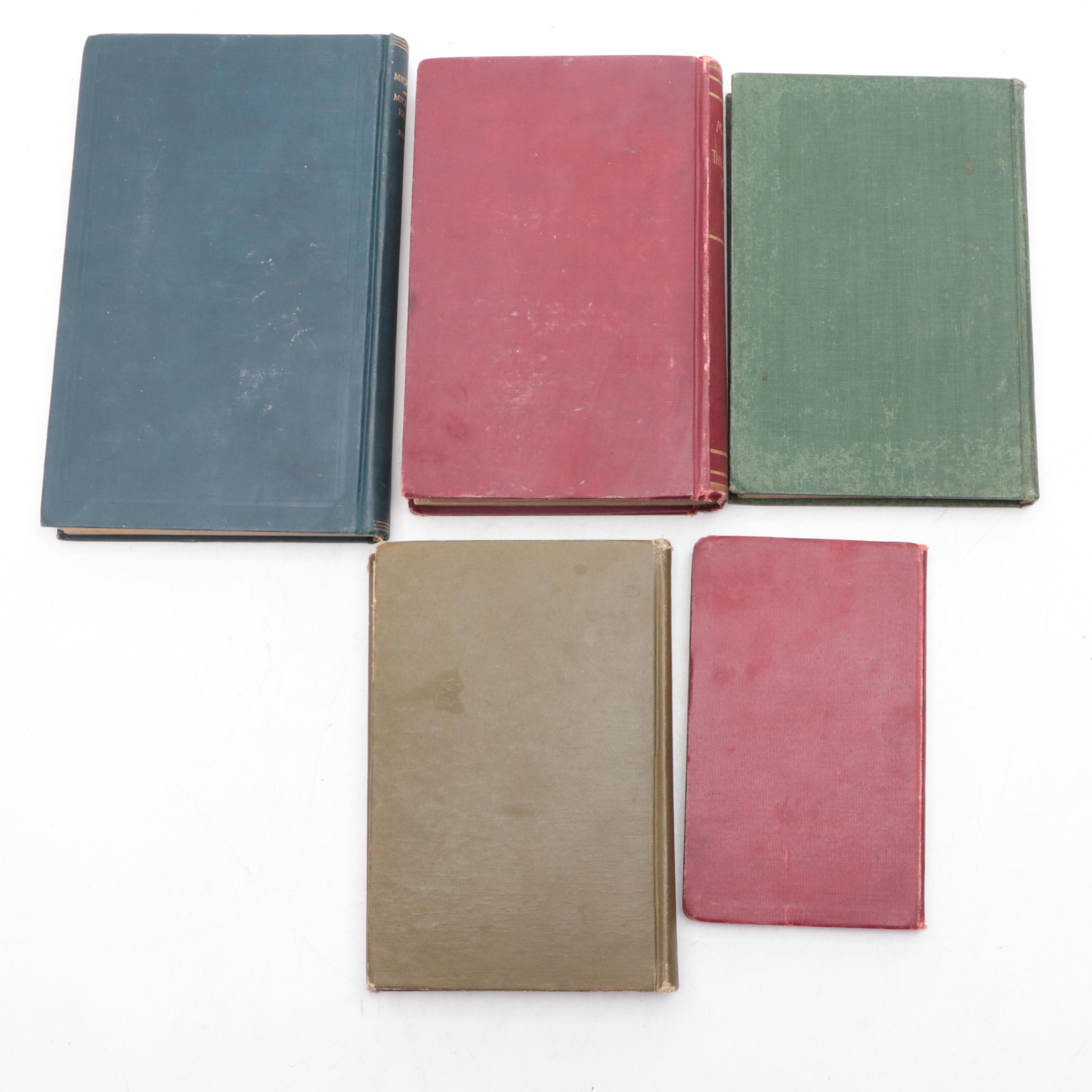 William Radam Microbe Killer Stoneware Jugs with Radam Books, Late 19th Century