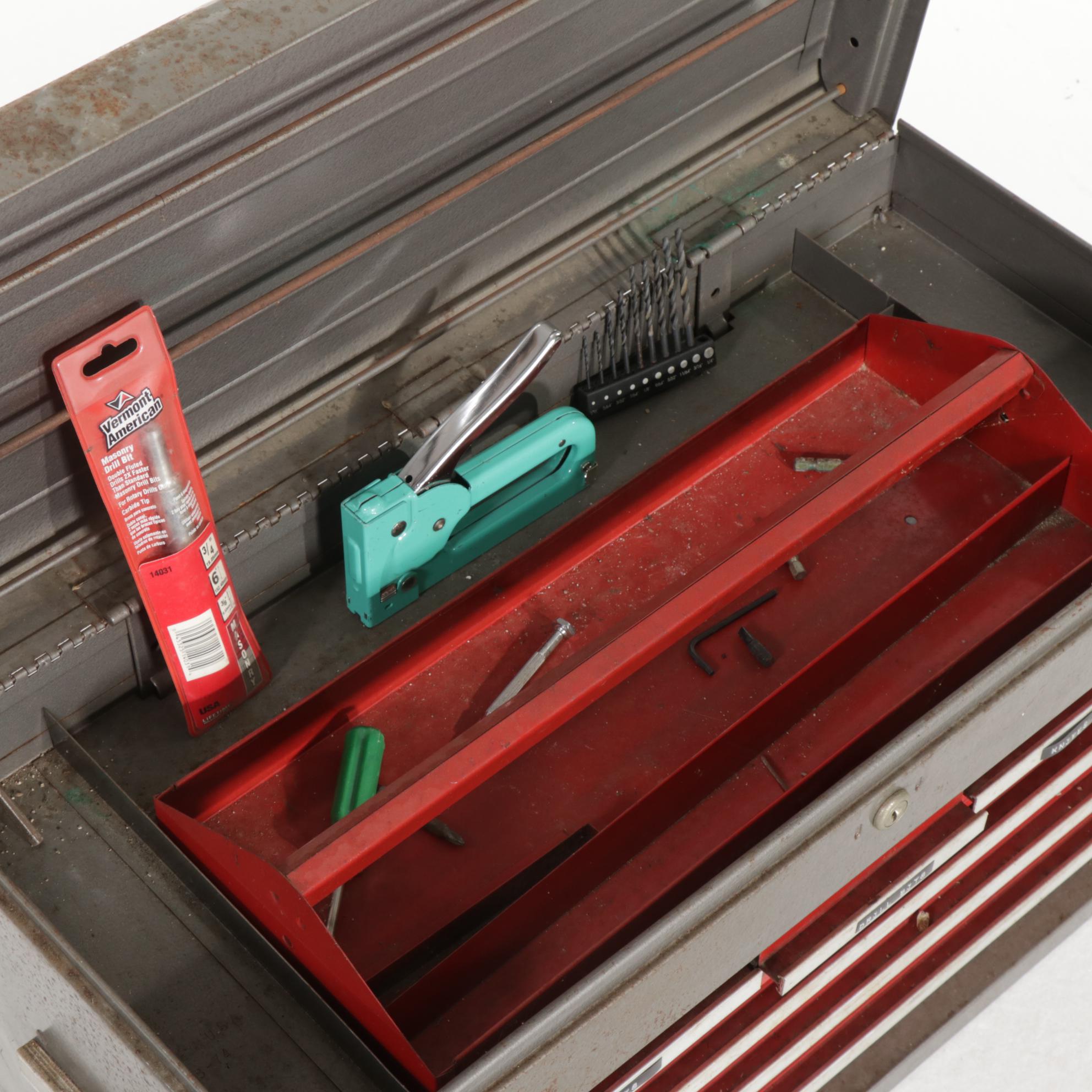 Craftsman Metal Lift-Top Six-Drawer Tool Chest with Caddy