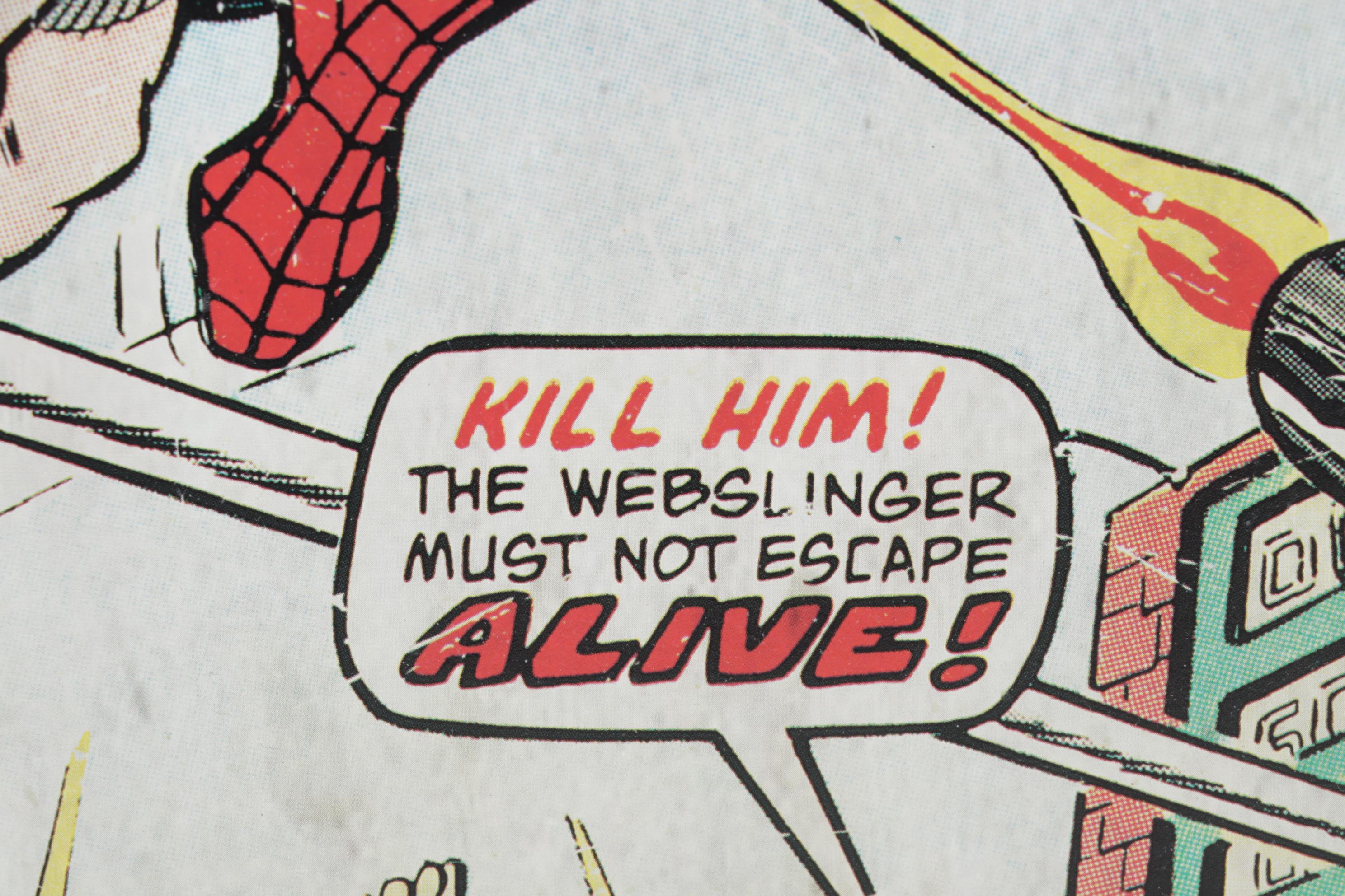 Marvel Comics Offset Lithograph Wall Hanging "The Amazing Spider-Man #153"