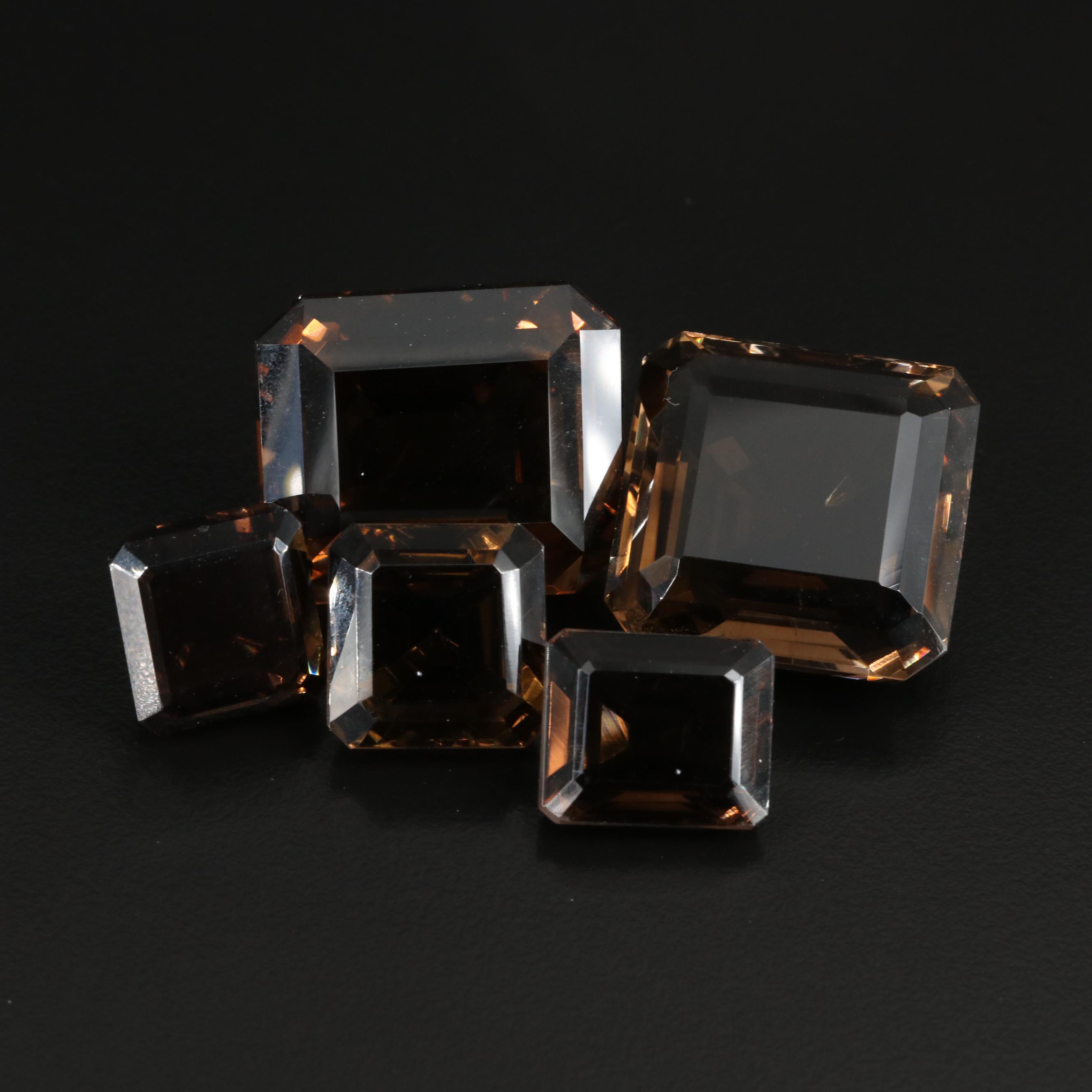 Loose 247.70 CTW Smoky Quartz