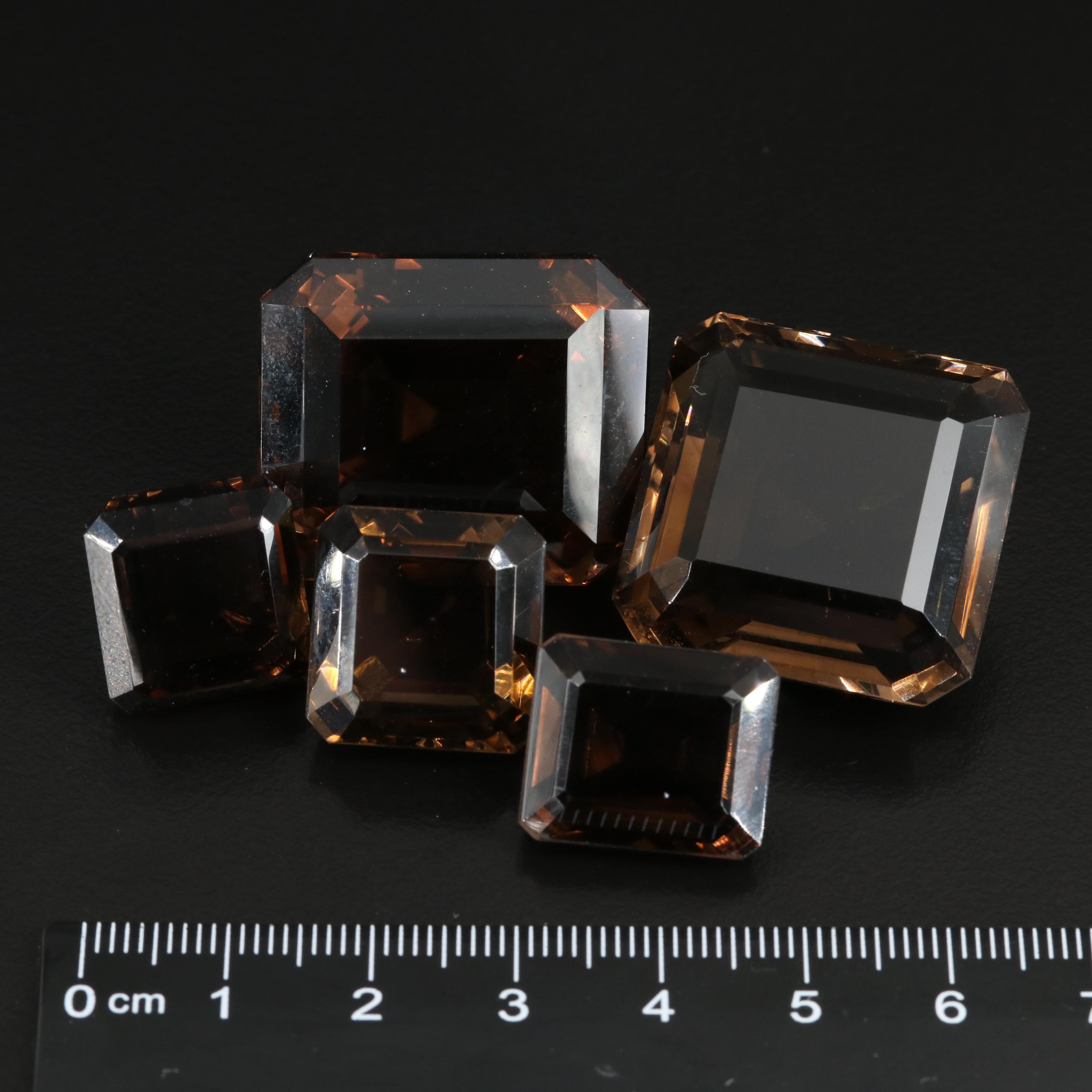 Loose 247.70 CTW Smoky Quartz