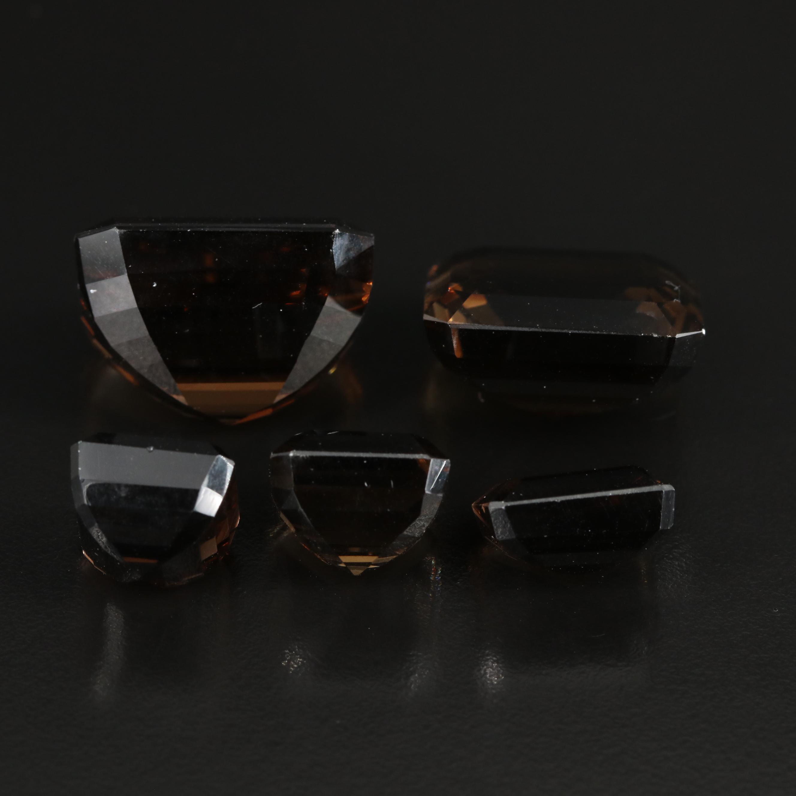 Loose 247.70 CTW Smoky Quartz