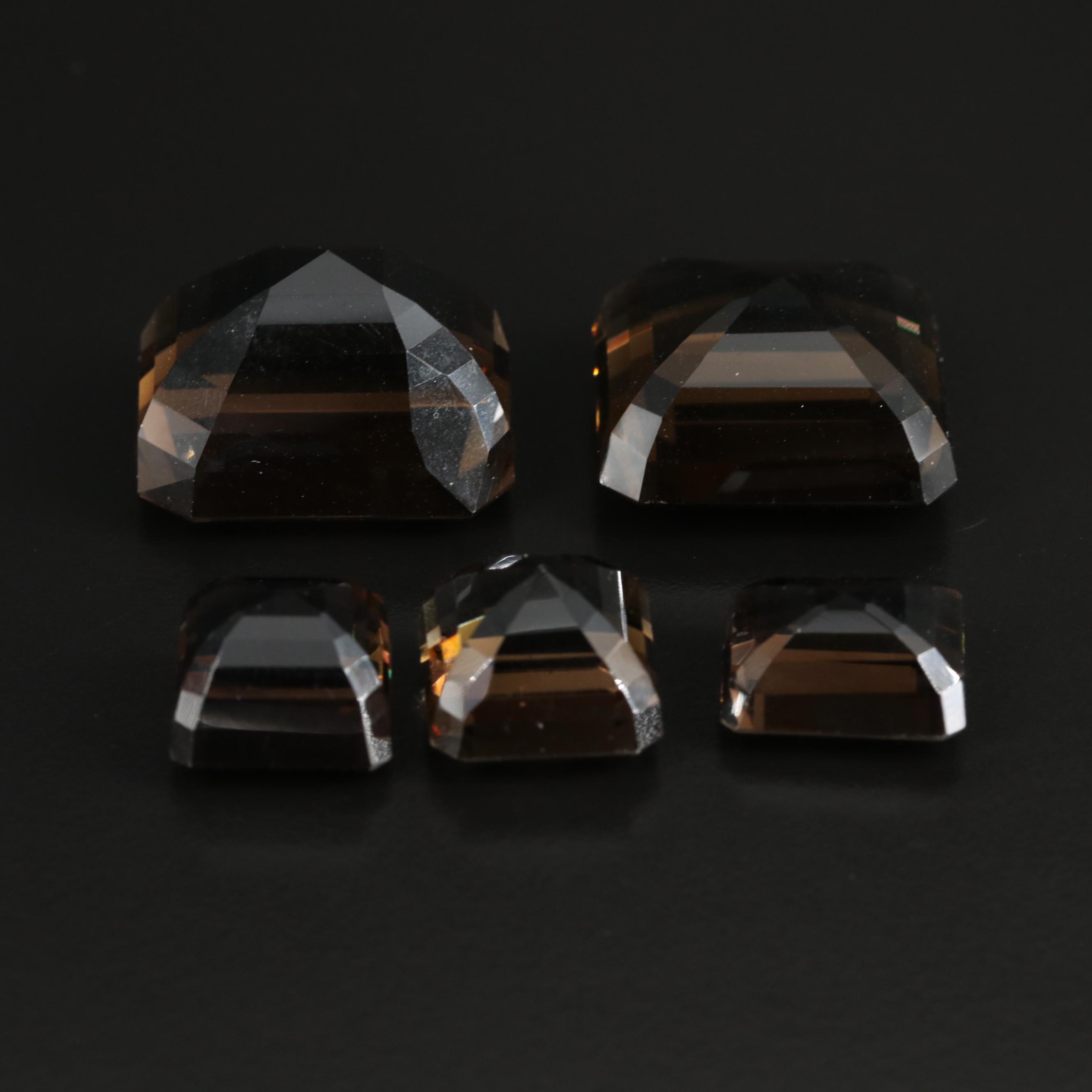 Loose 247.70 CTW Smoky Quartz