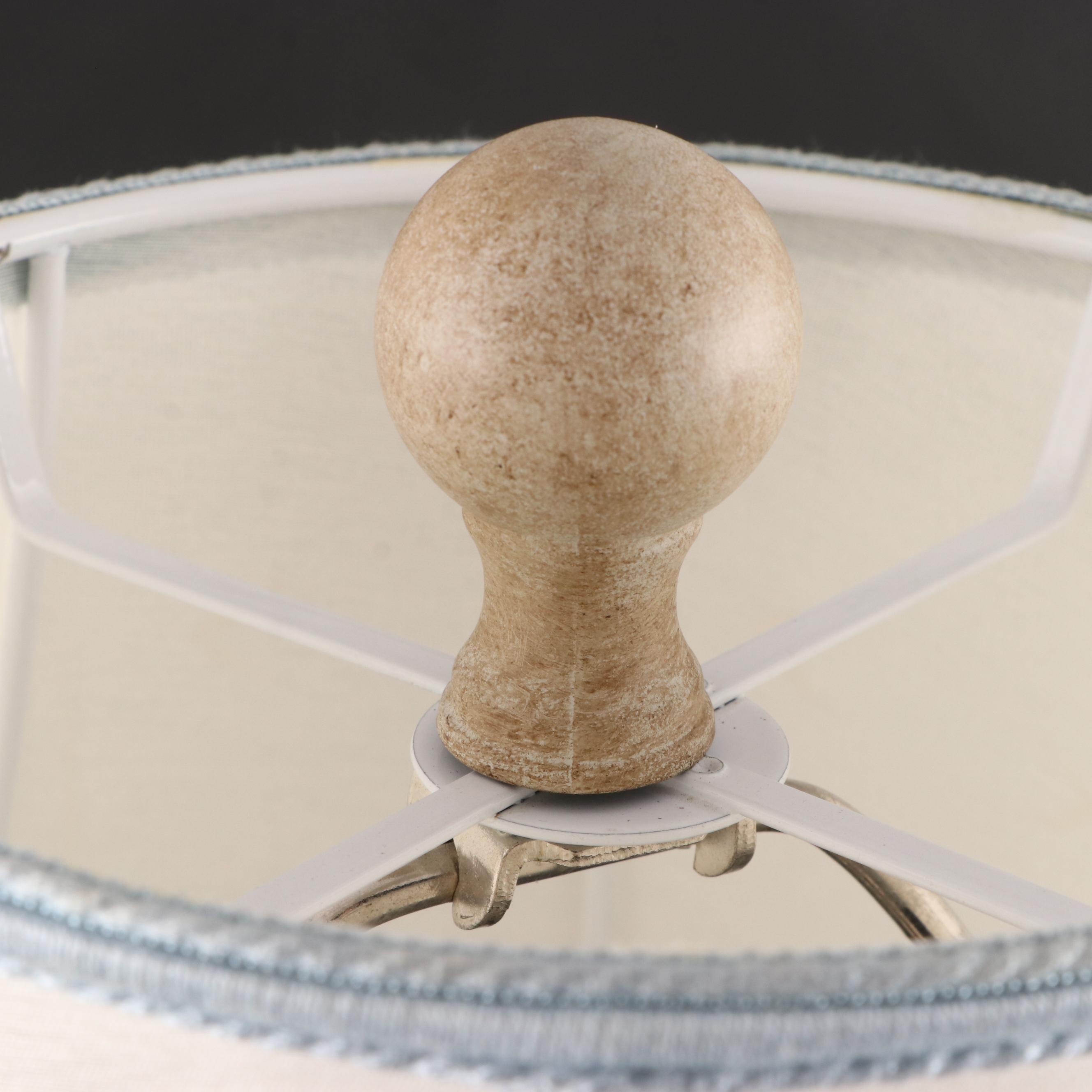 Belleek Retrospective Bluebell Porcelain Table Lamps, 2001