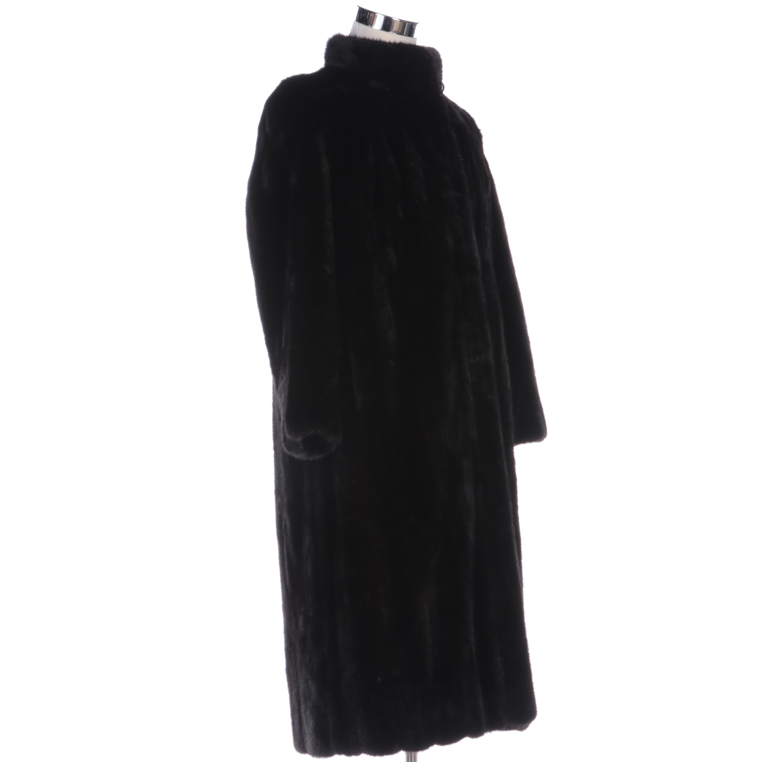 Long Mink Fur Coat